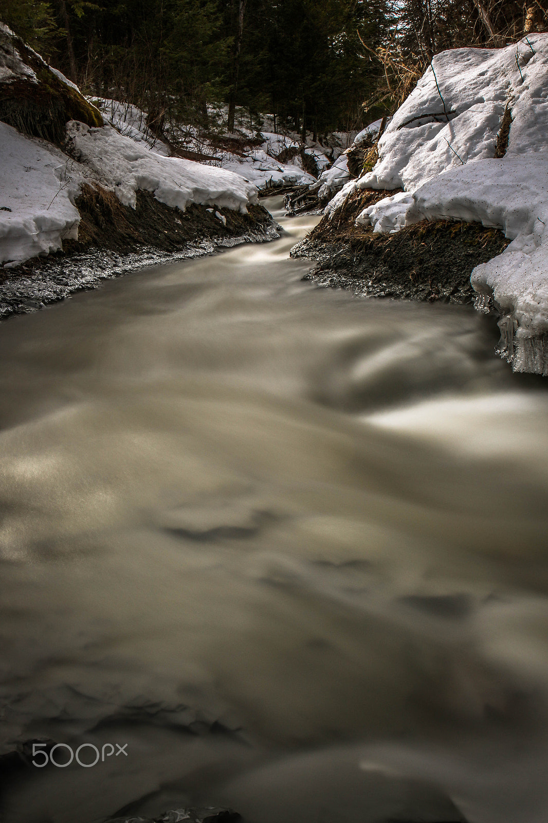 Canon EF 24-70mm F4L IS USM sample photo. River in spring photography