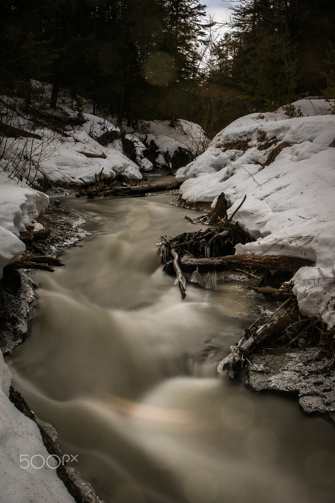 Canon EF 24-70mm F4L IS USM sample photo. Waterfall on long exposure photography