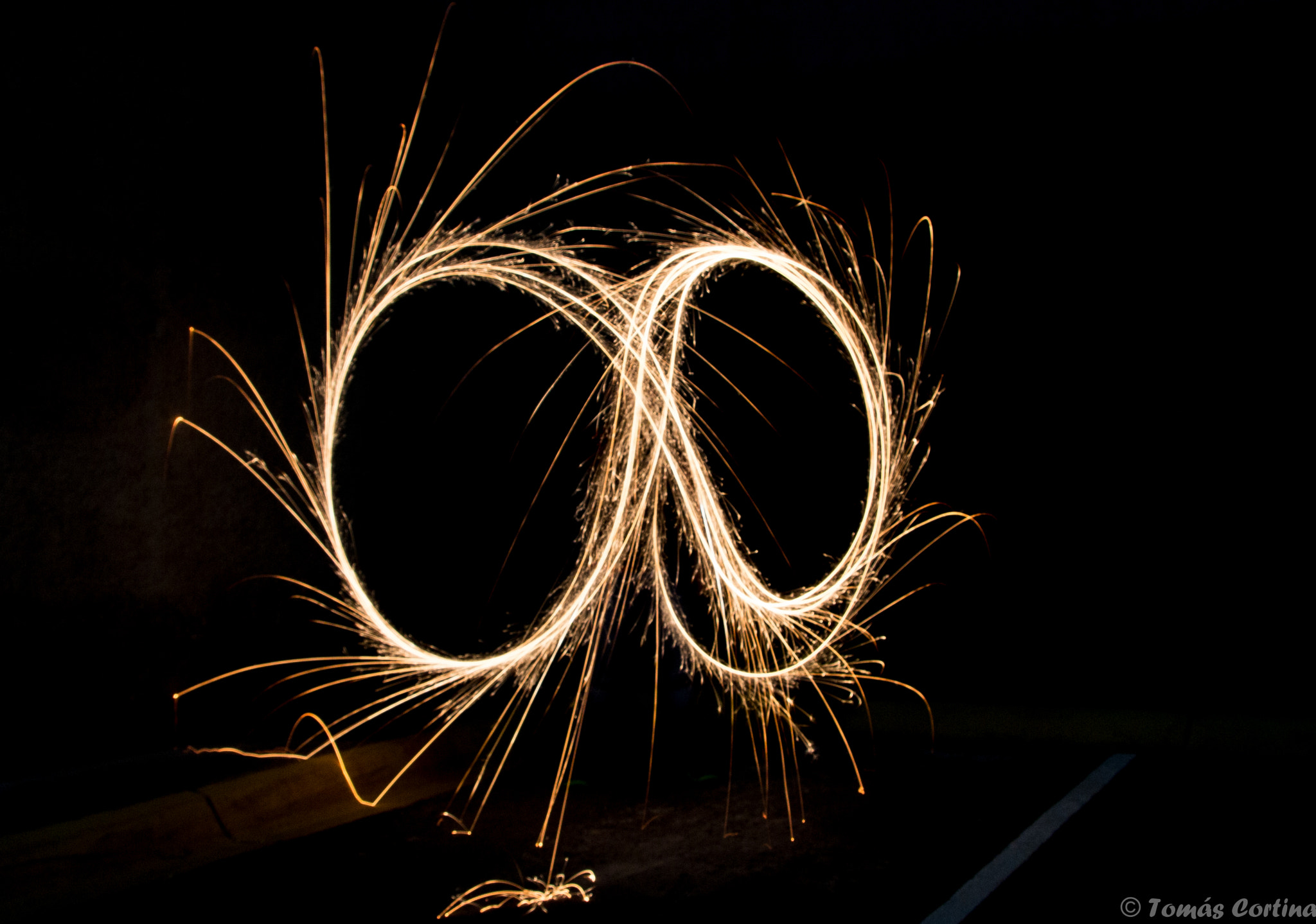 Tamron SP AF 17-50mm F2.8 XR Di II LD Aspherical (IF) sample photo. Sparkler  photography