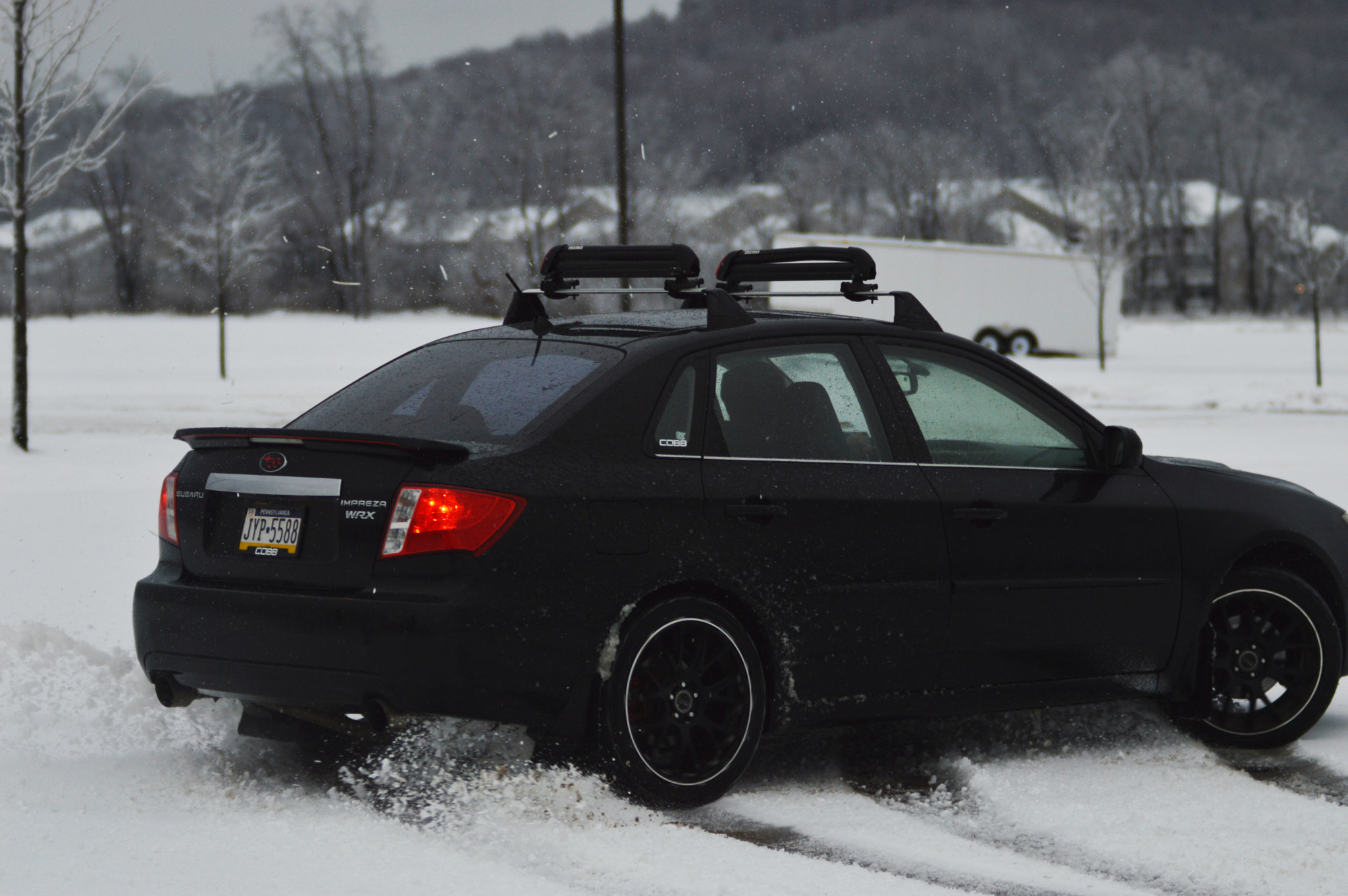 Sigma 70-200mm F2.8 EX DG OS HSM sample photo. Slippidy slidin in the snow photography