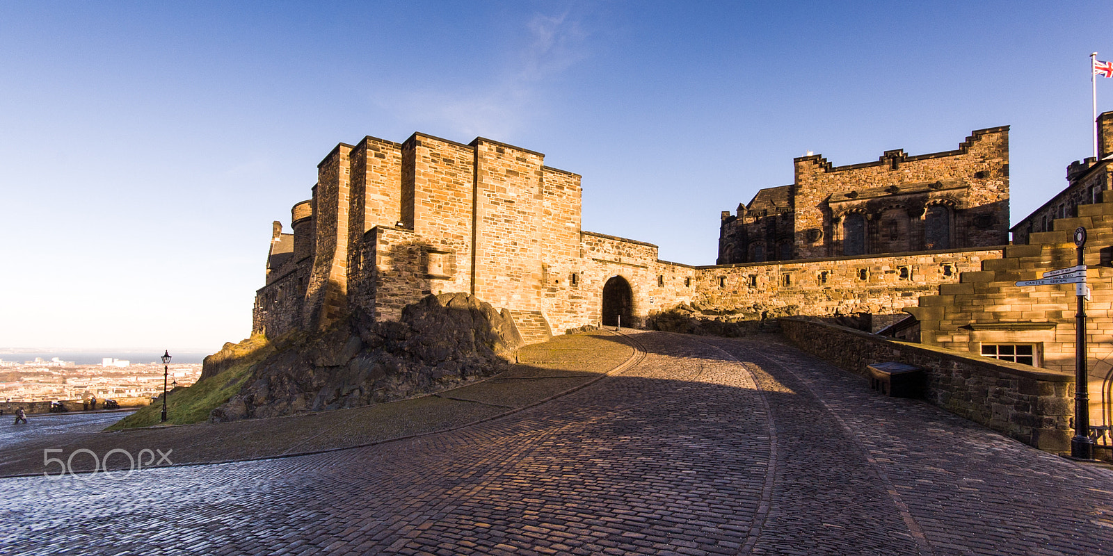 Nikon D50 sample photo. Edinburgh castle photography