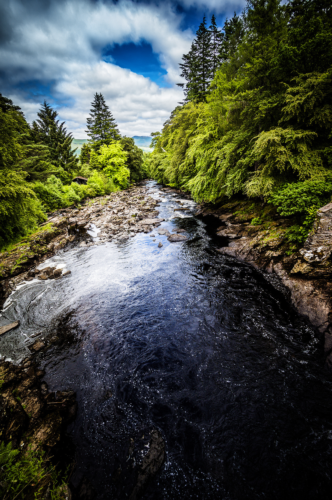Sony Alpha NEX-3N sample photo. Killin rivershot photography