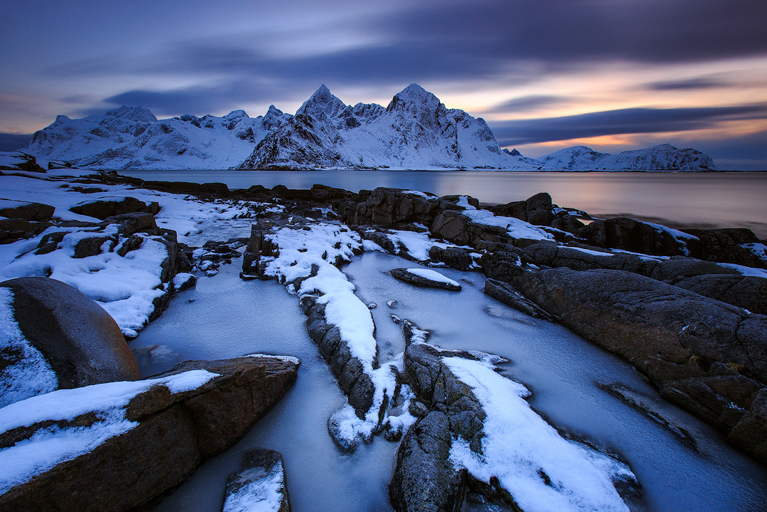 Canon EF 16-35mm F2.8L USM sample photo. Vareid, lofoten, norway photography