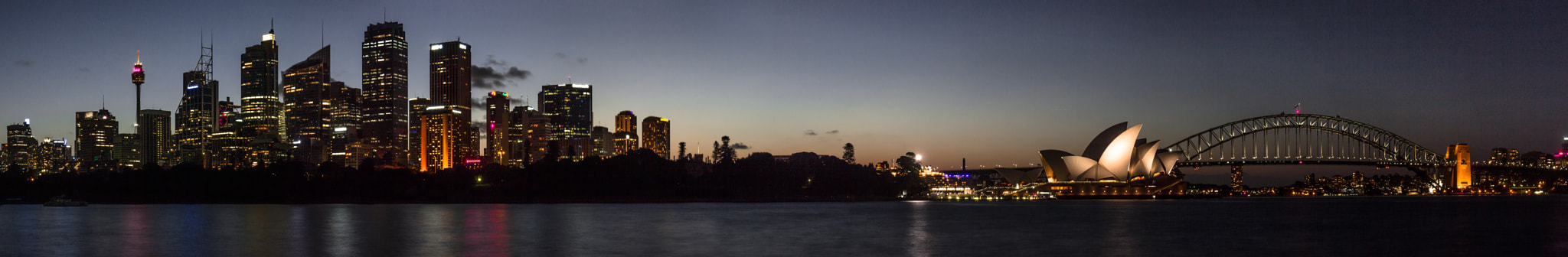 Canon EOS 700D (EOS Rebel T5i / EOS Kiss X7i) + Canon EF 16-35mm F4L IS USM sample photo. Sydney city panorama photography