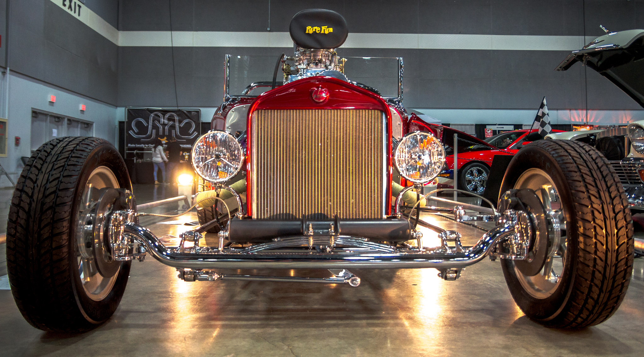 Sony SLT-A55 (SLT-A55V) sample photo. Hot rod show photography
