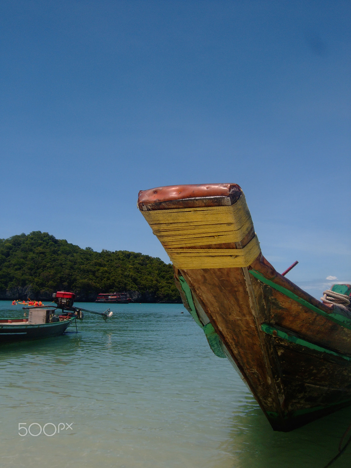 Fujifilm FinePix F50fd sample photo. Longtails boats photography