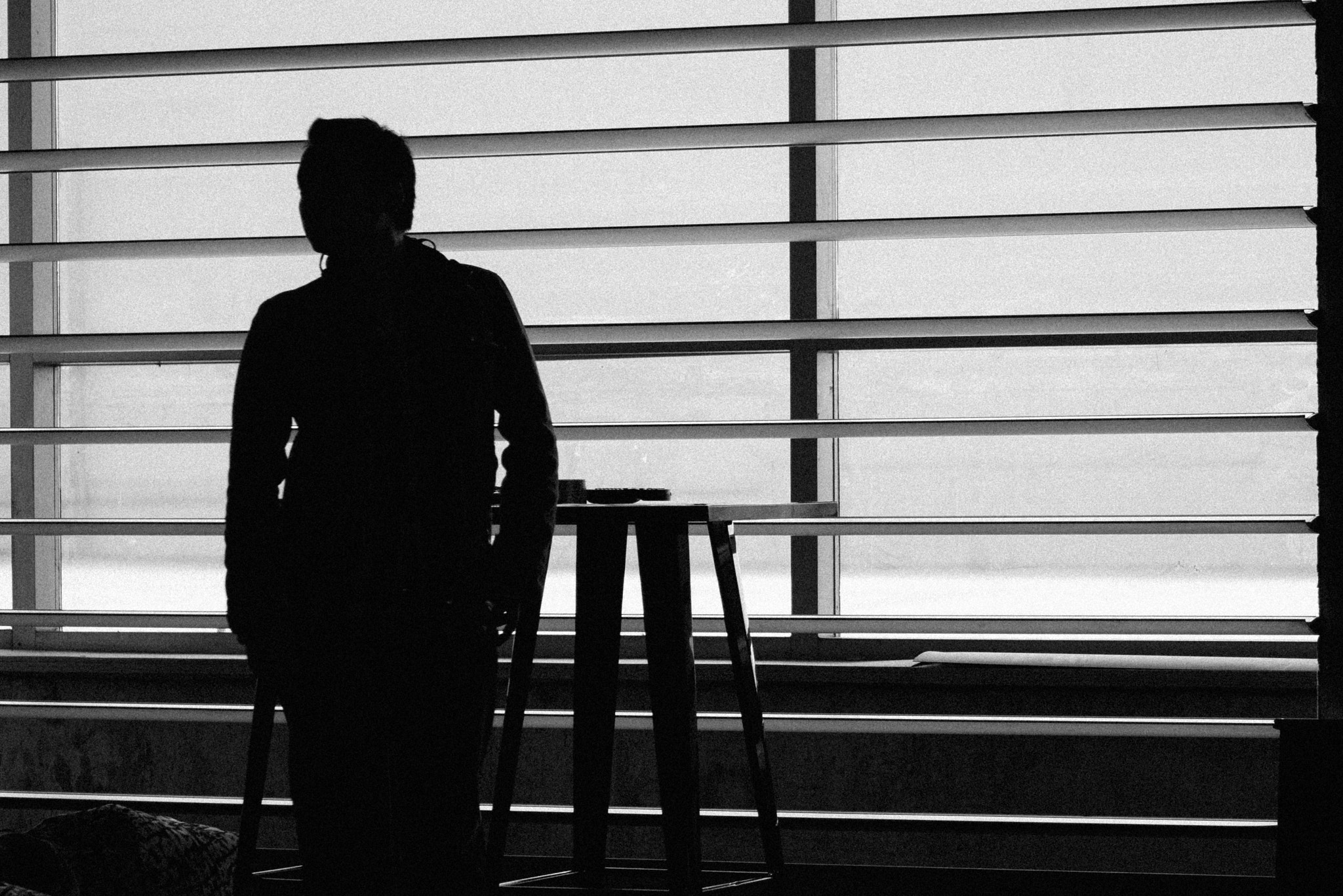 Panasonic DMC-GM1S sample photo. Silhouette of a man photography