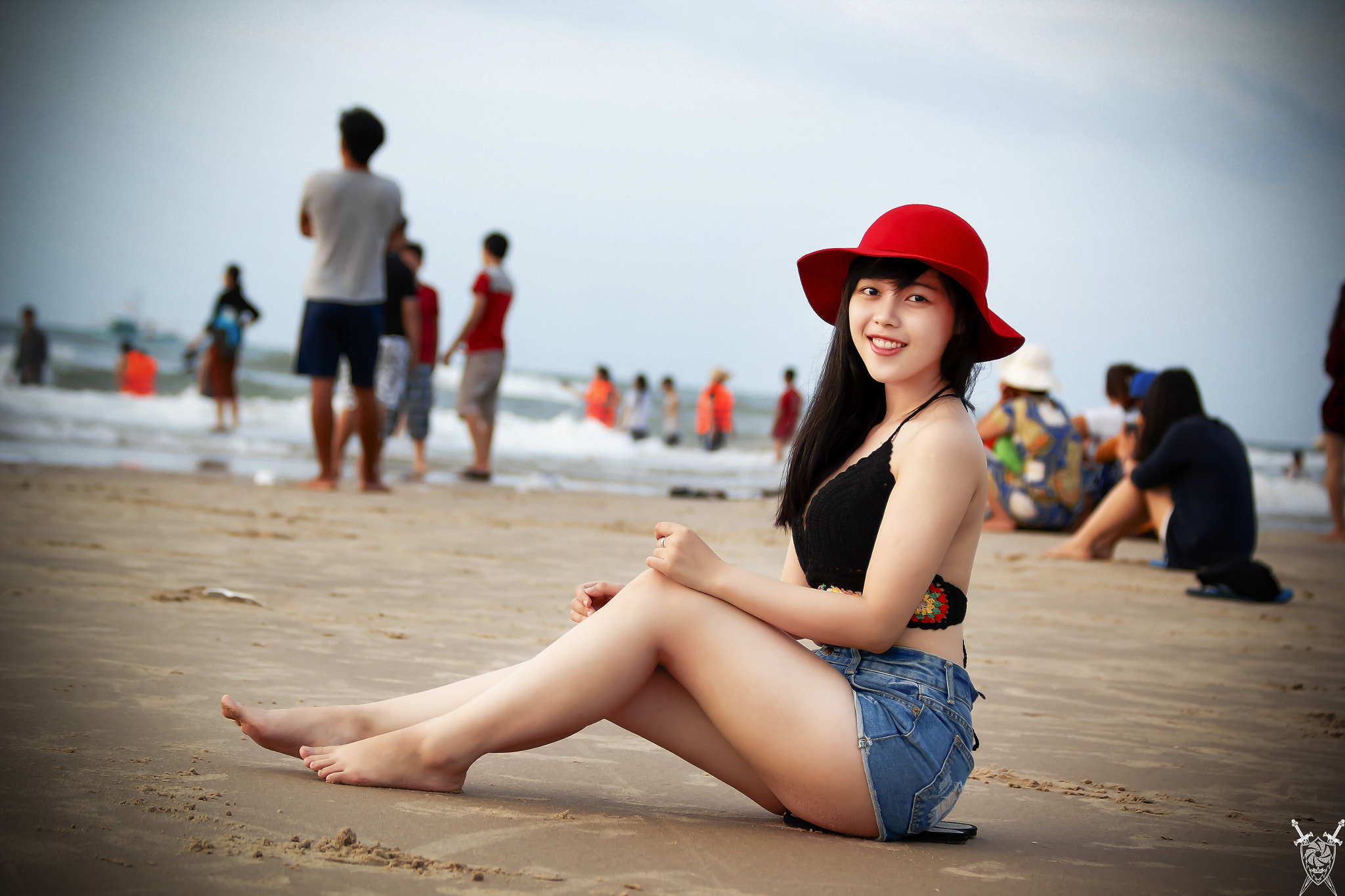 Canon EF 70-300mm F4-5.6 IS USM sample photo. Beach photography