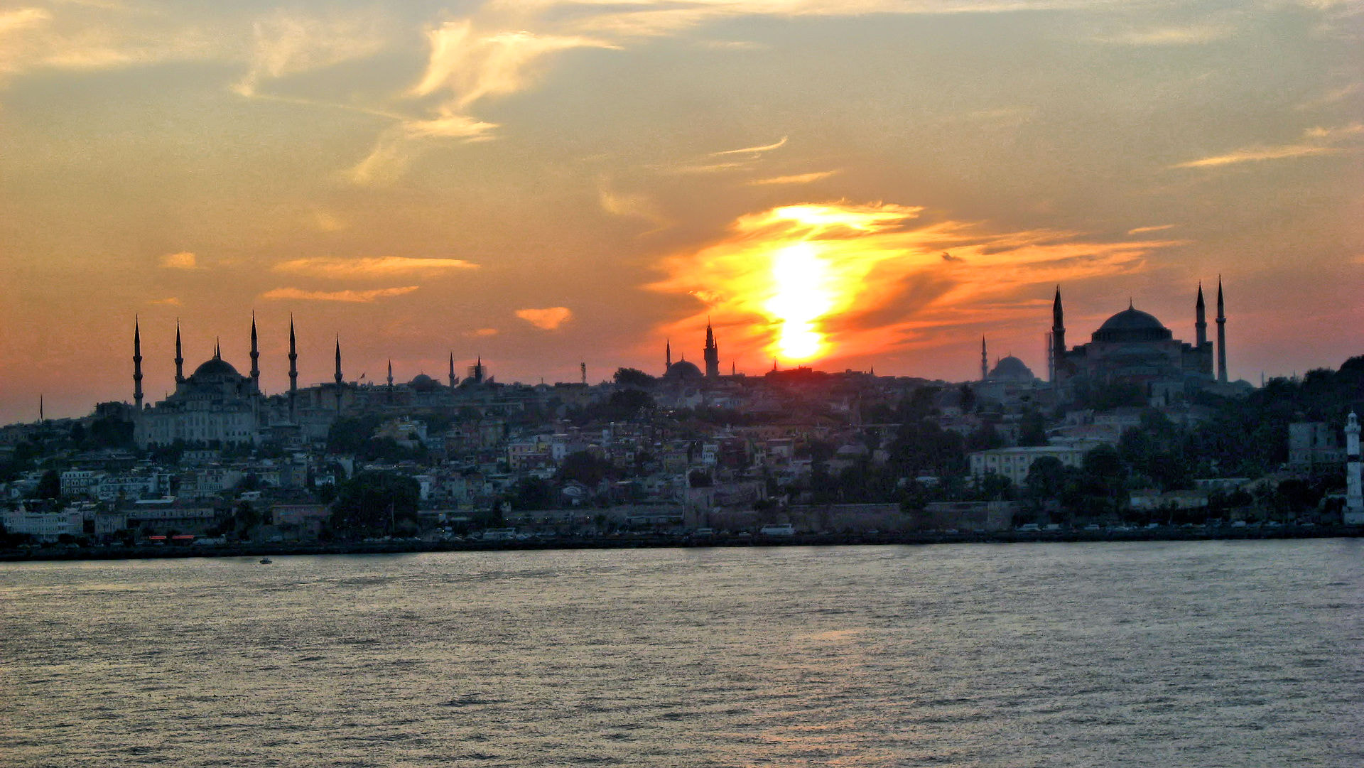 Canon POWERSHOT SD850 IS sample photo. Istanbul sunset photography
