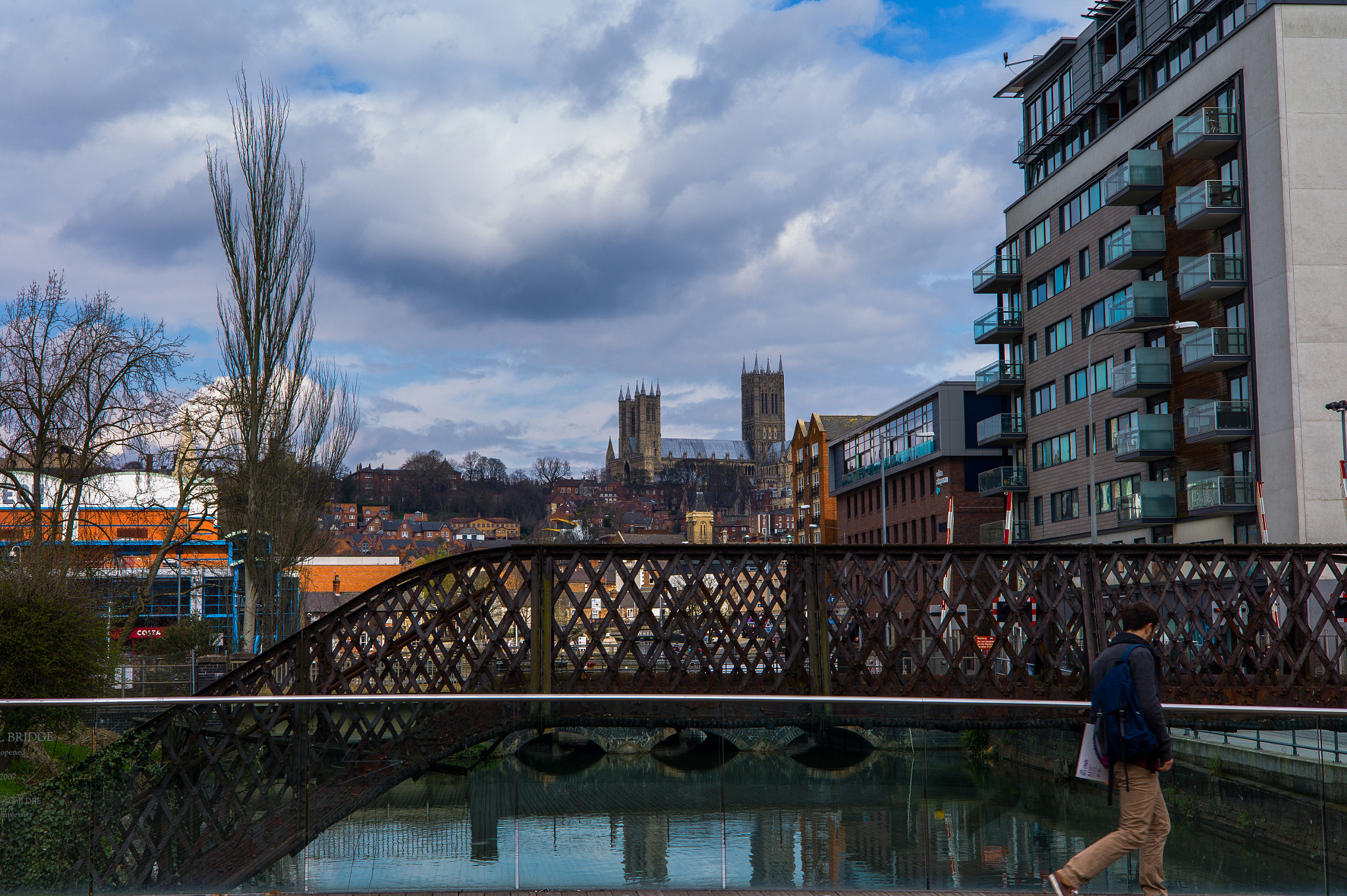 Leica Summarit-M 50mm F2.5 sample photo. Cathedral of lincoln,lincolnshire, train,bridge,uk.jaimanuel freire photography