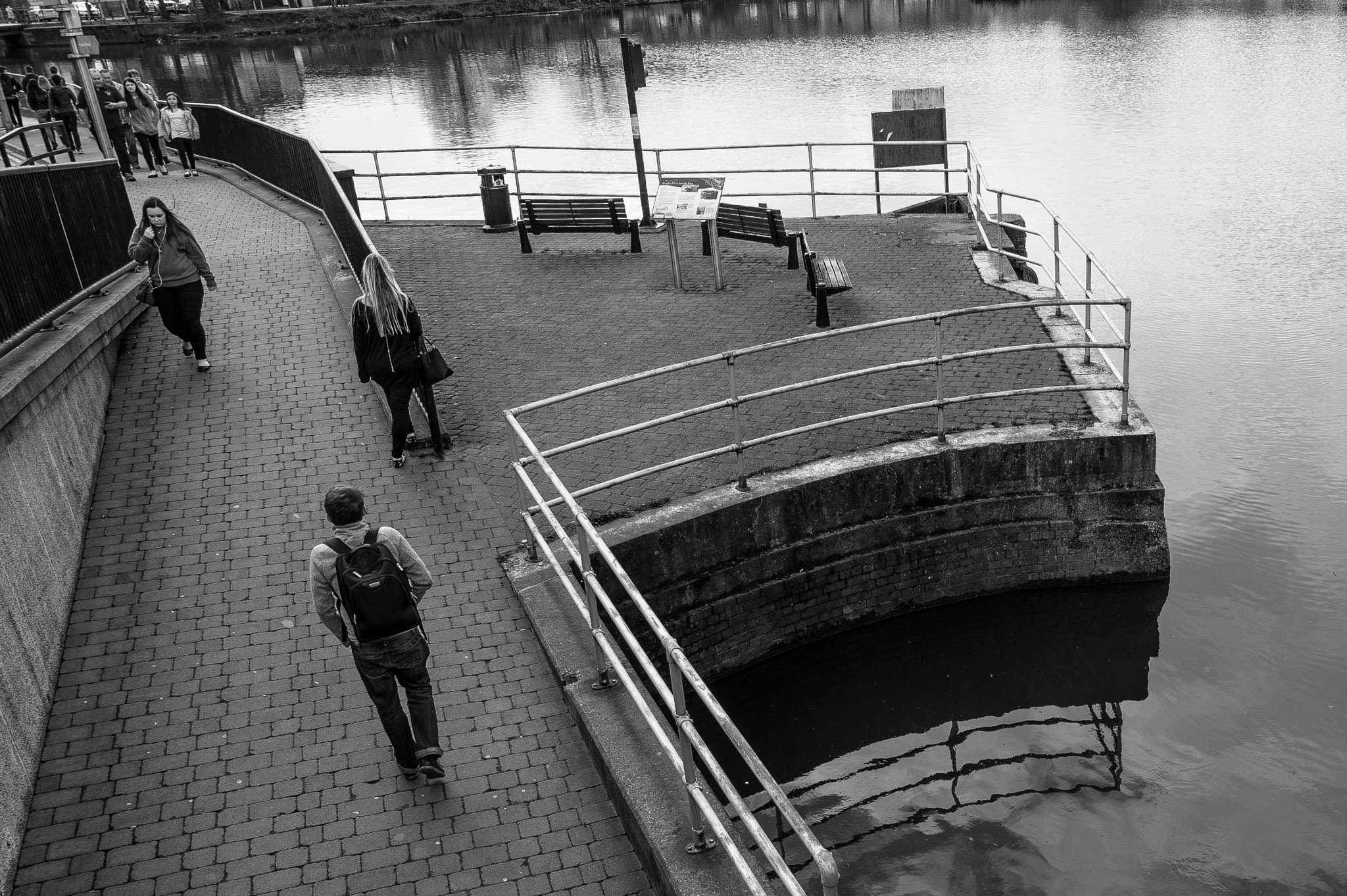 Elmarit-M 21mm f/2.8 sample photo. Brayford pool, river witham in lincoln, lincolnshire,uk  .jaimanuel freire black and white photo. photography