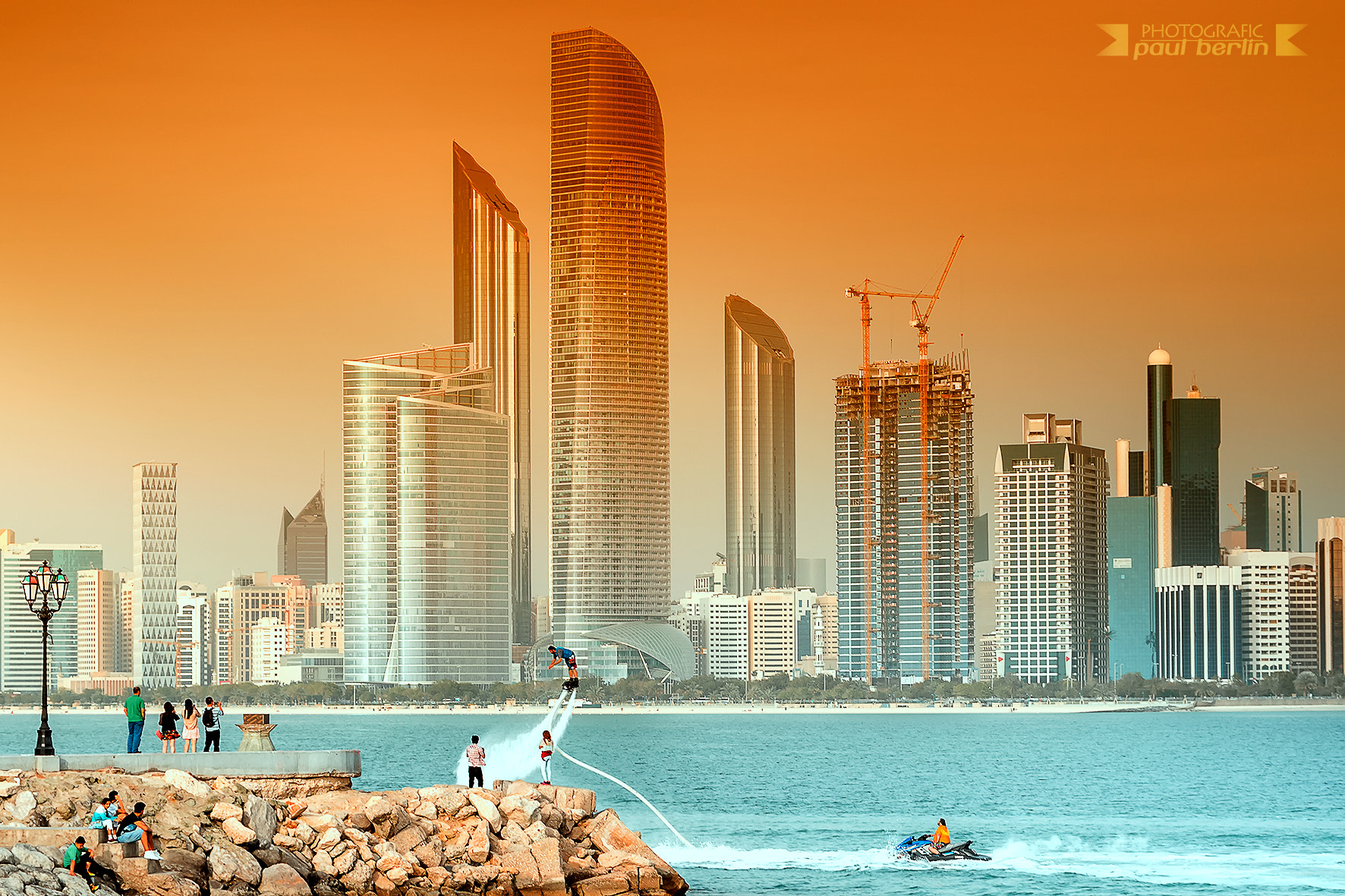 Sony E 18-200mm F3.5-6.3 OSS sample photo. Skyline abu dhabi photography