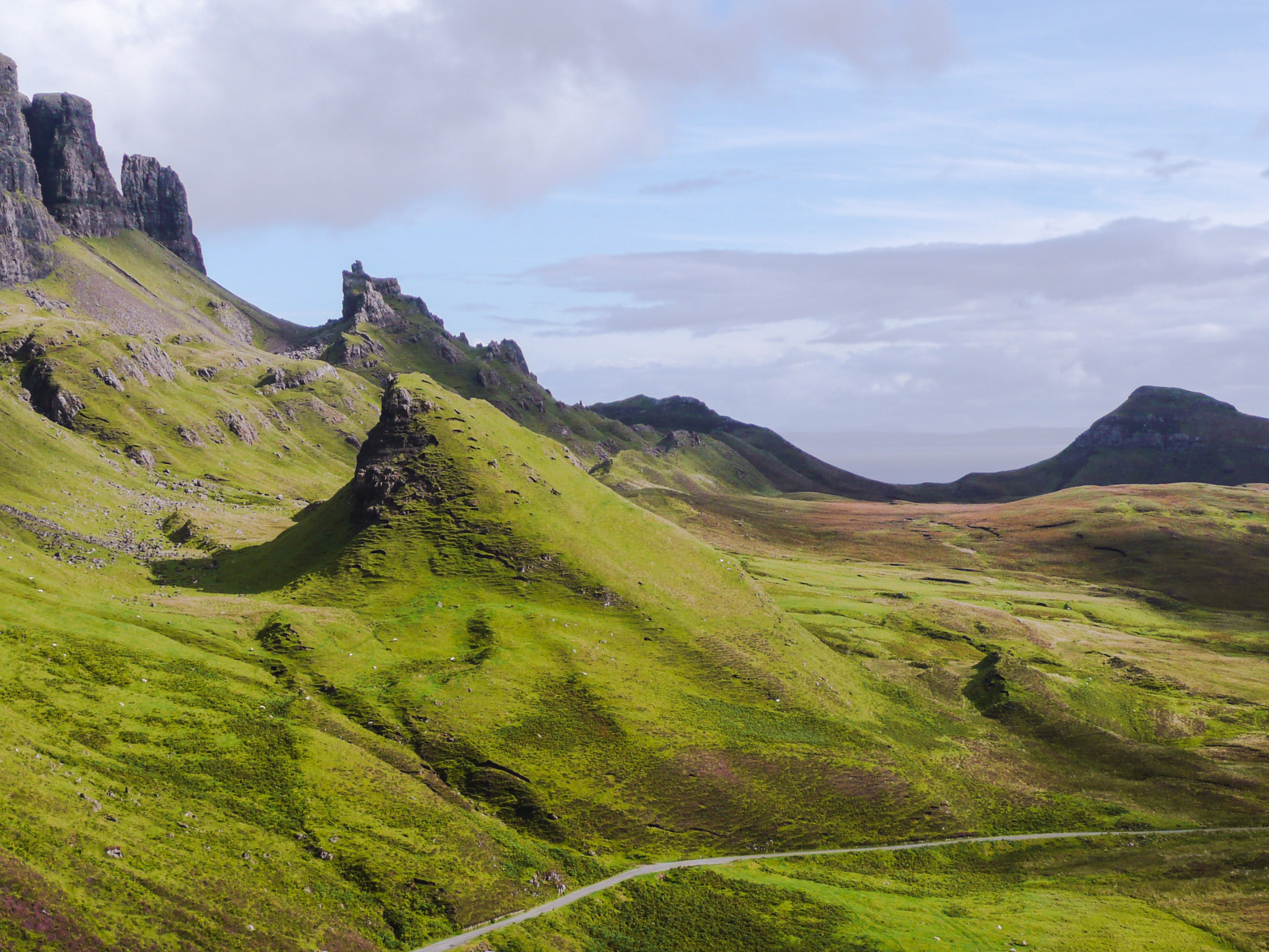 Panasonic DMC-TZ2 sample photo. The quirang, isle of skye, scotland  photography