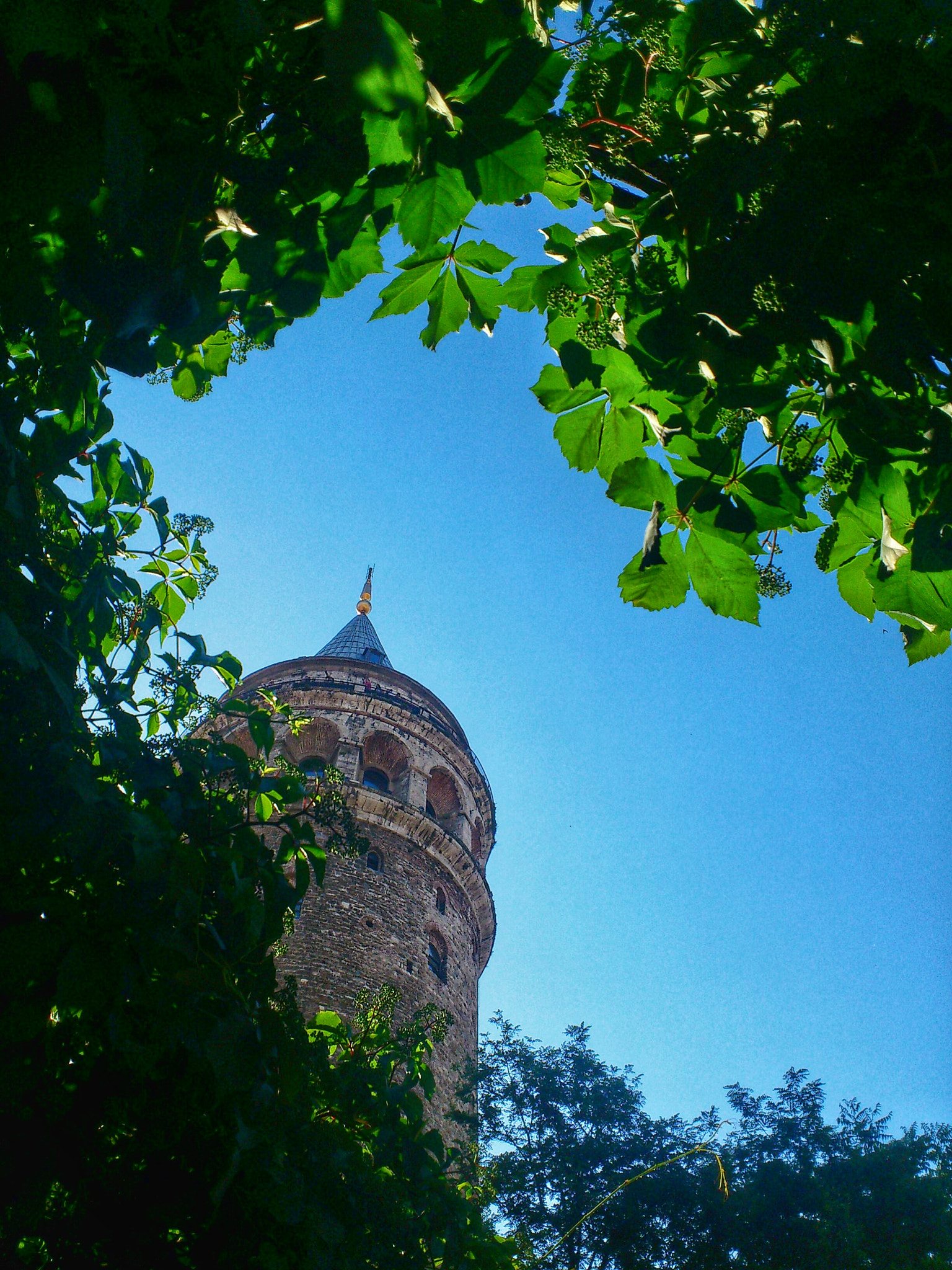 Sony Ericsson Xperia ray sample photo. Have you ever seen galata tower like this? photography