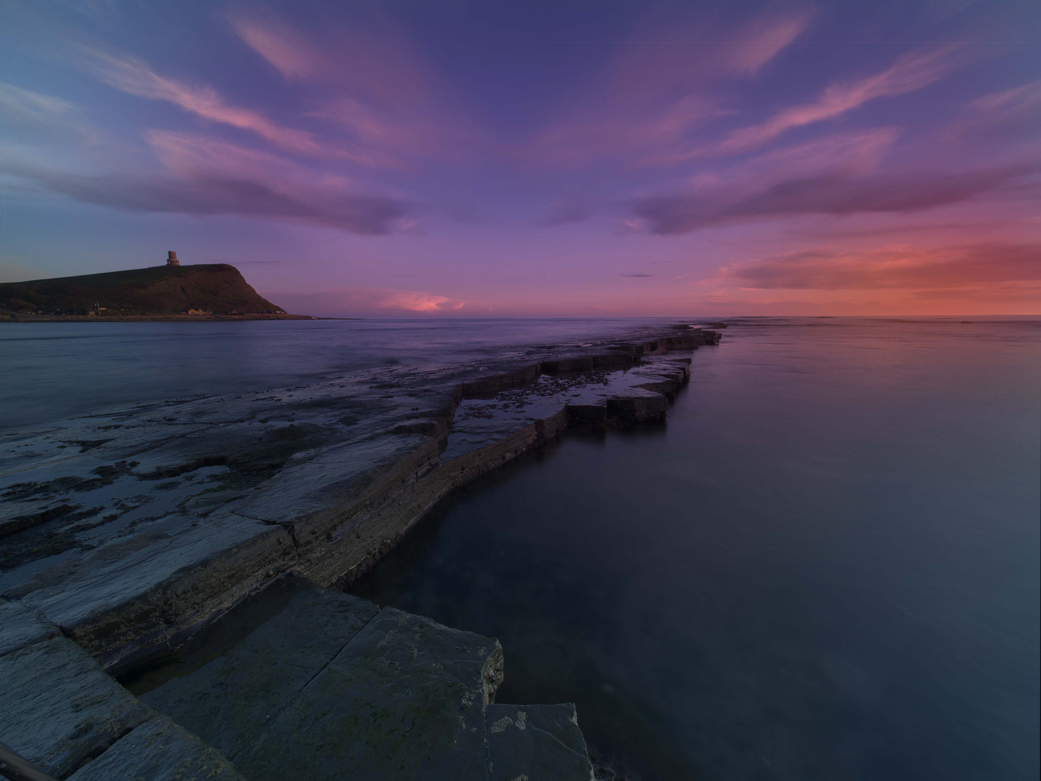 Olympus OM-D E-M5 + Olympus M.Zuiko Digital ED 7-14mm F2.8 PRO sample photo. Low tide kimmeridge bay at sunset is the only time ... photography