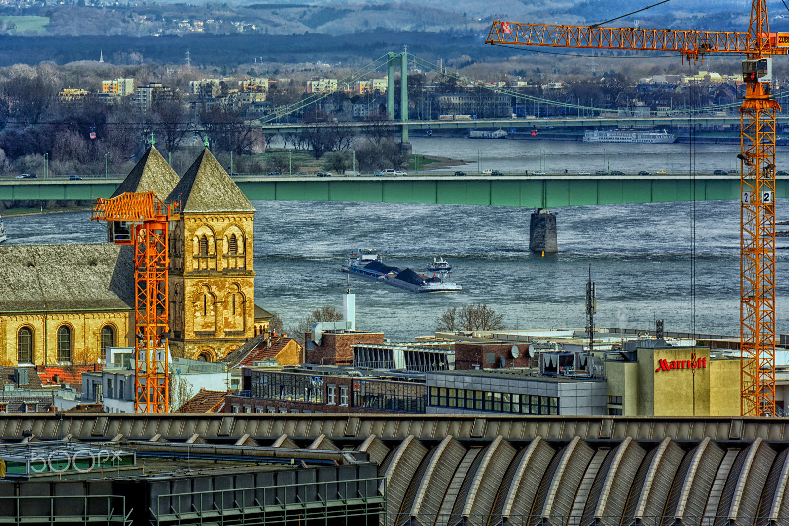 Nikon D5200 + Sigma 18-200mm F3.5-6.3 DC sample photo. Rhein bei köln photography
