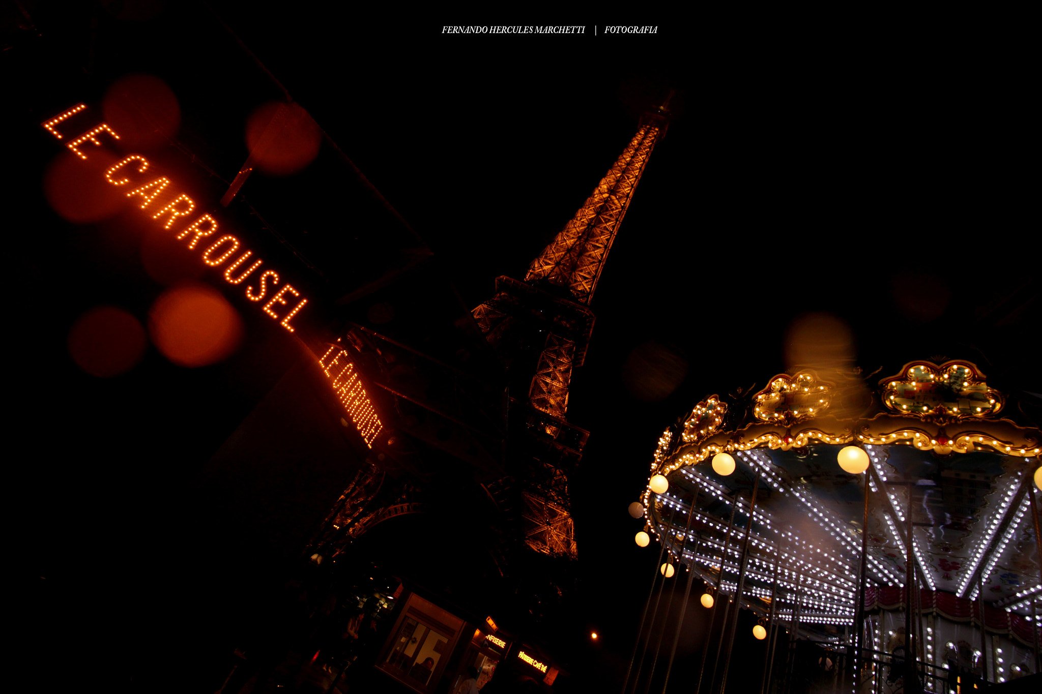 Canon EF-S 10-18mm F4.5–5.6 IS STM sample photo. Le carrousel and the eiffel tower photography