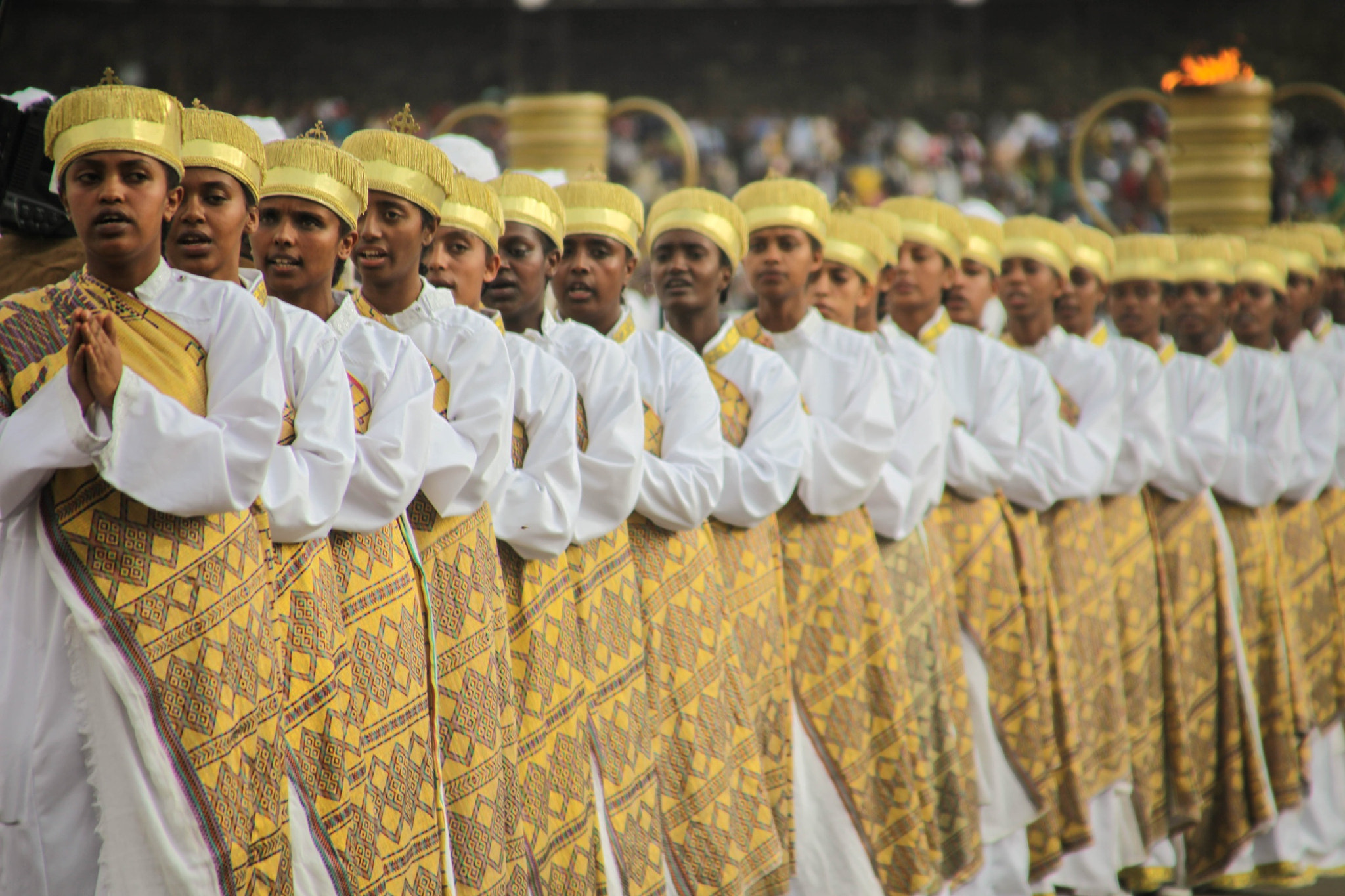 Canon EOS 5D Mark II + Tamron AF 28-300mm F3.5-6.3 XR Di VC LD Aspherical (IF) Macro sample photo. Finding of the cross festival in addis ababa ethiopia photography
