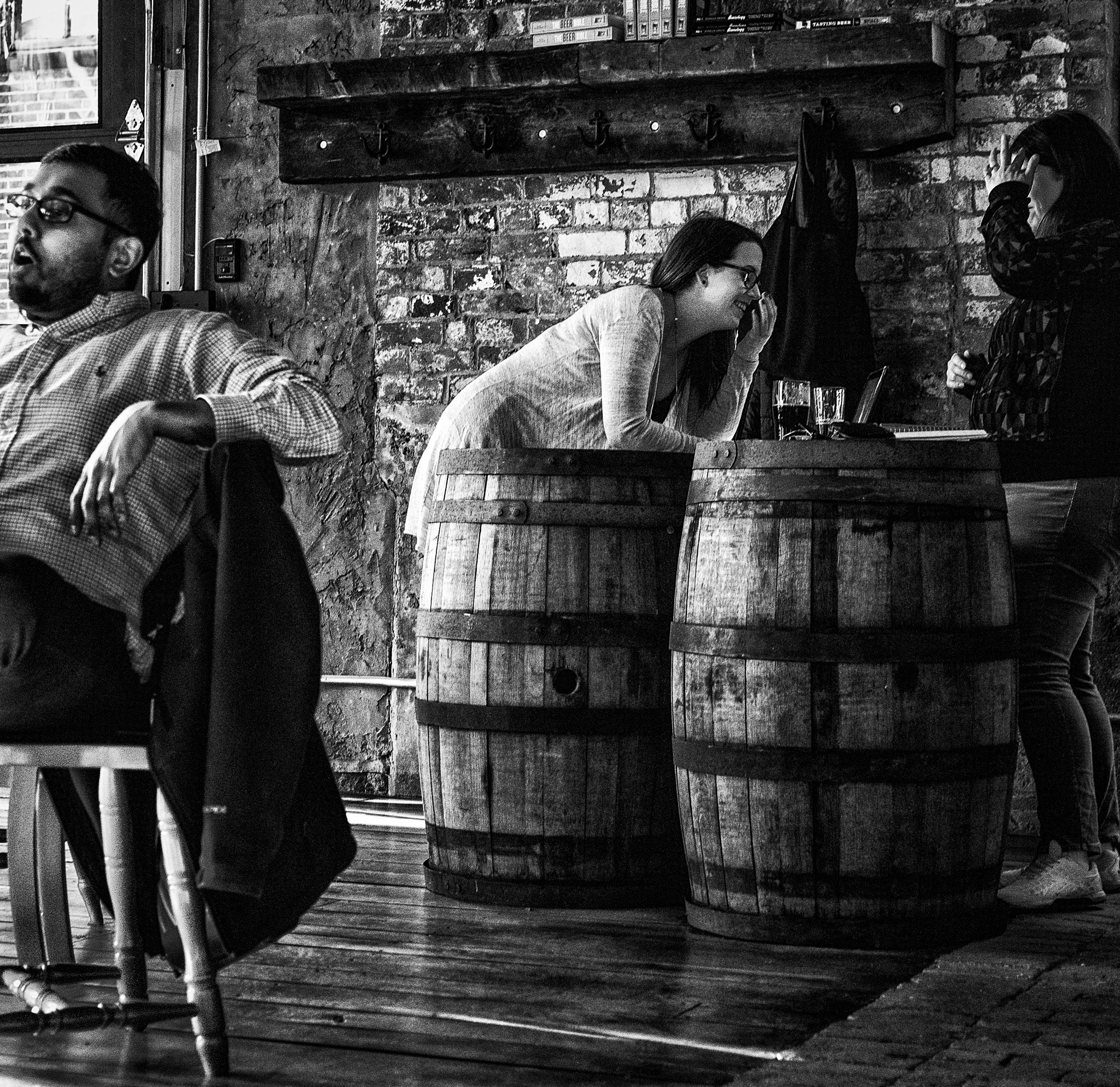 Pentax smc DA 35mm F2.8 Macro Limited sample photo. Black and white brewery photography