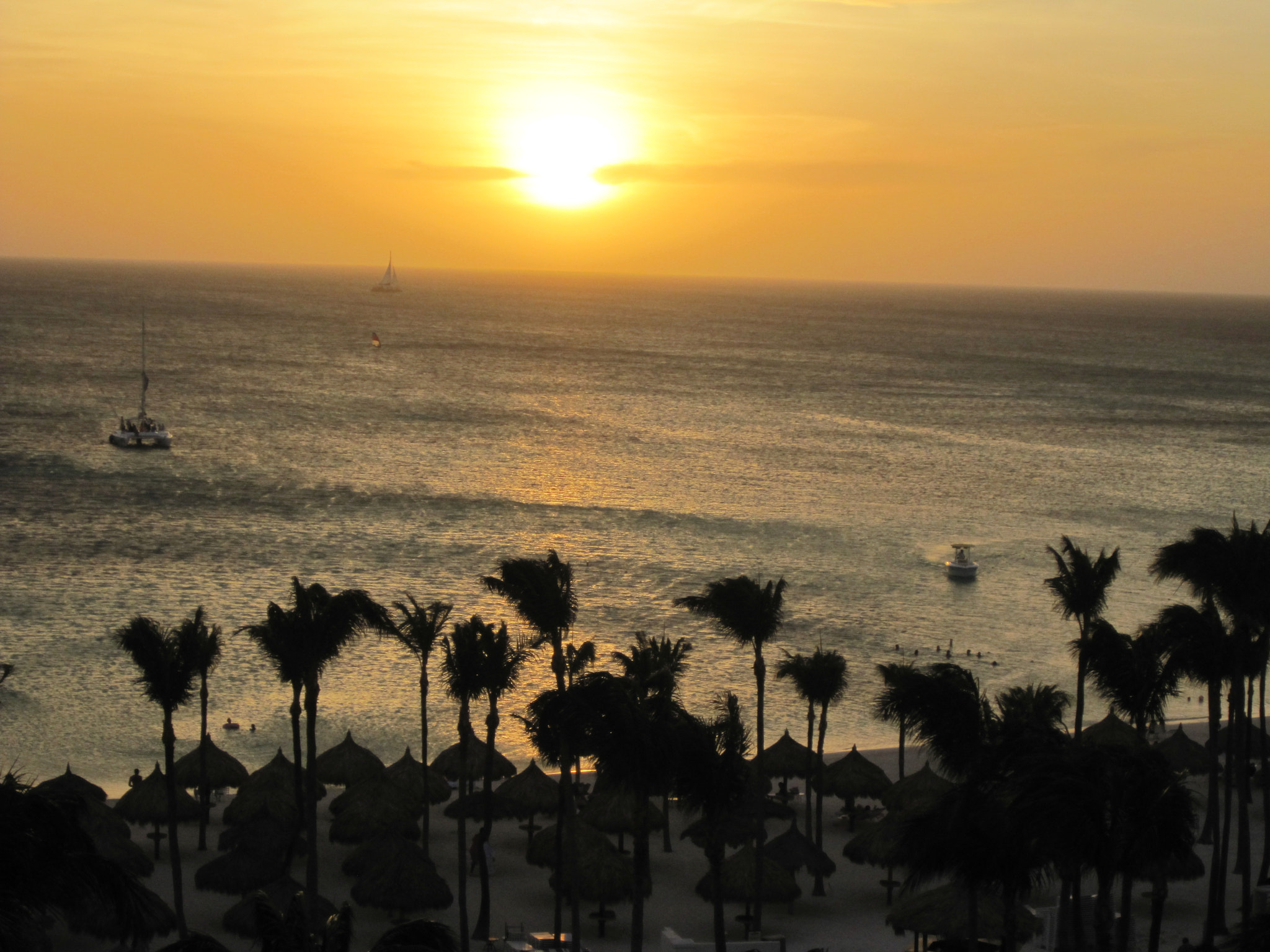 Canon PowerShot SD940 IS (Digital IXUS 120 IS / IXY Digital 220 IS) sample photo. Sunset in aruba marriott photography
