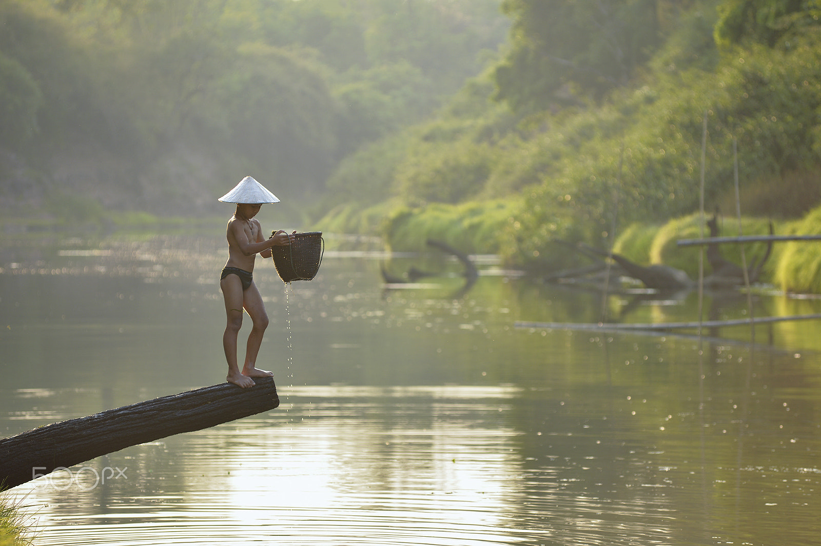 Nikon AF-Nikkor 80-200mm F2.8D ED sample photo. Young fisherman photography