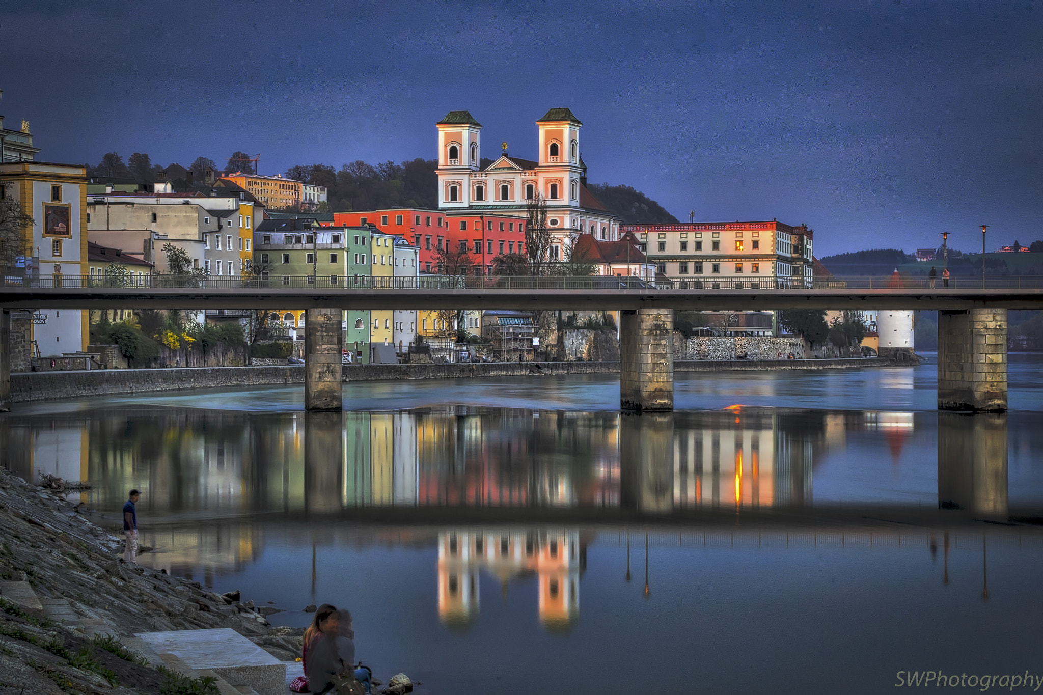 Sony a7 II sample photo. Evening mood at the river photography