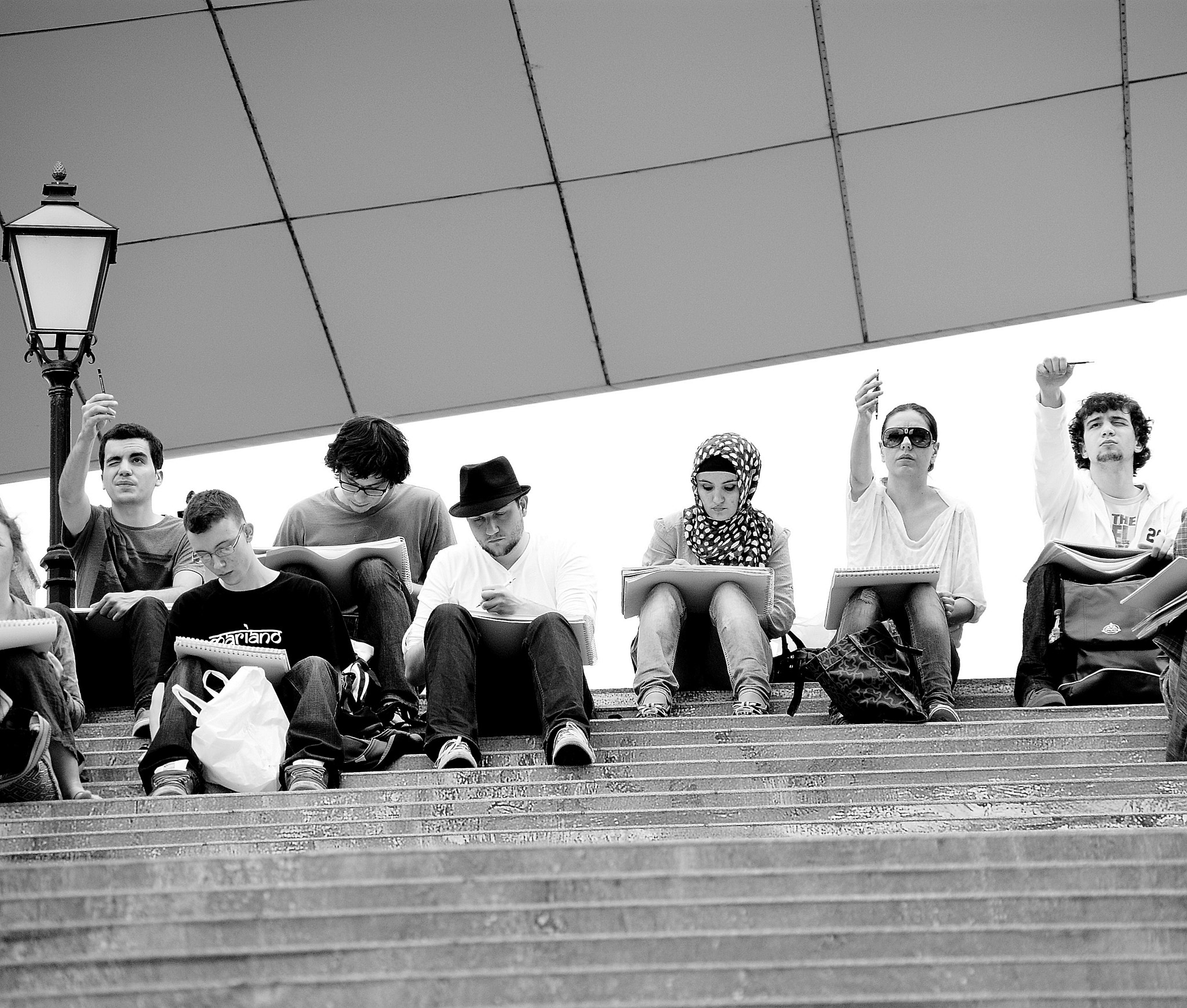Sony Alpha DSLR-A380 + Sigma 18-200mm F3.5-6.3 DC sample photo. Painters at rudolphinium photography