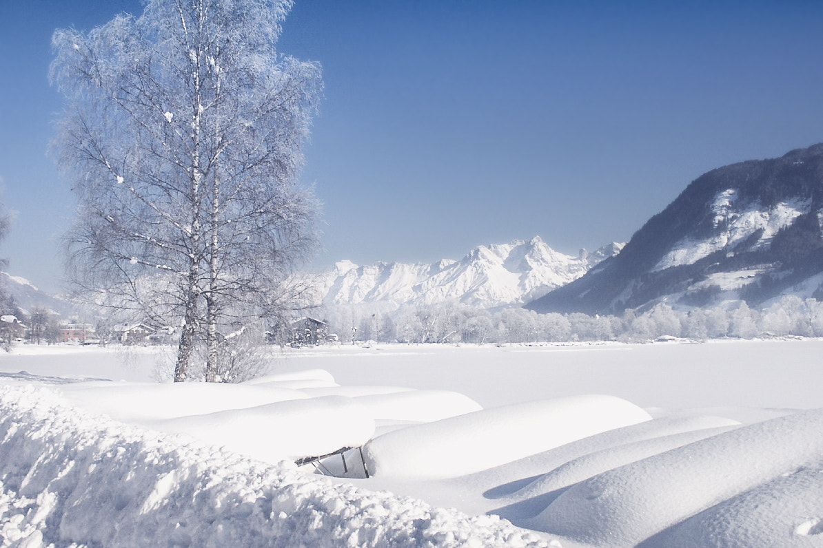 KONICA MINOLTA DiMAGE S304 sample photo. Winter in zell am see photography