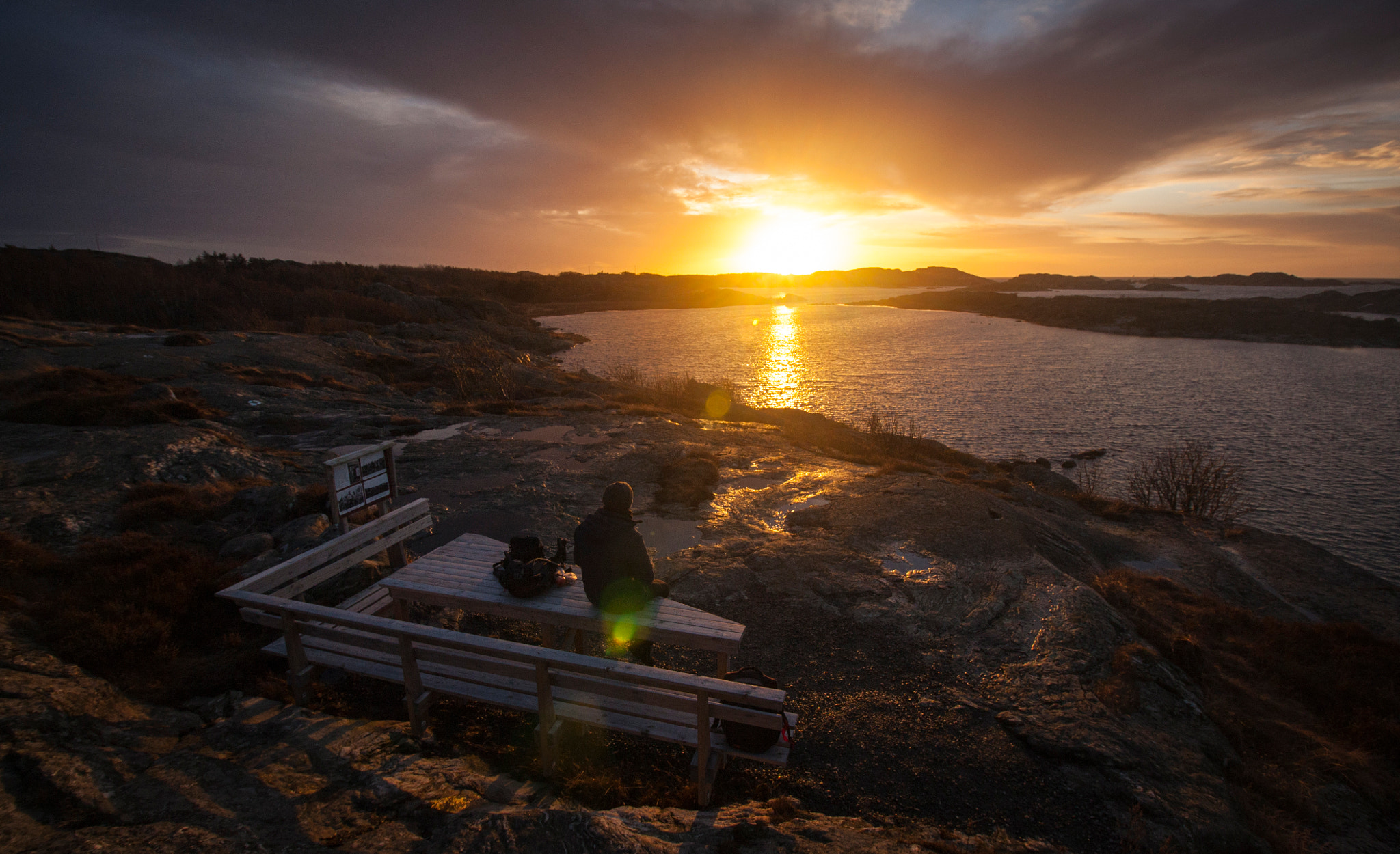 Canon EF-S 10-18mm F4.5–5.6 IS STM sample photo. Sunset at styrso island of goteborg archipelago photography