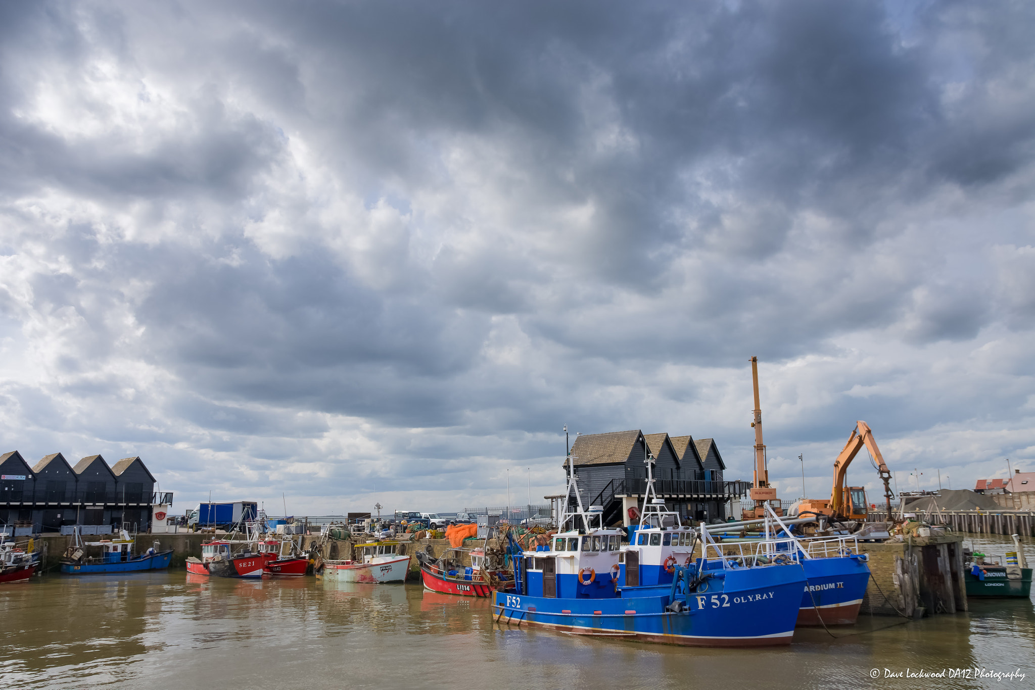 Sigma 17-70mm F2.8-4 DC Macro OS HSM | C sample photo. Whitstable harbour on a cloudy afternoon photography
