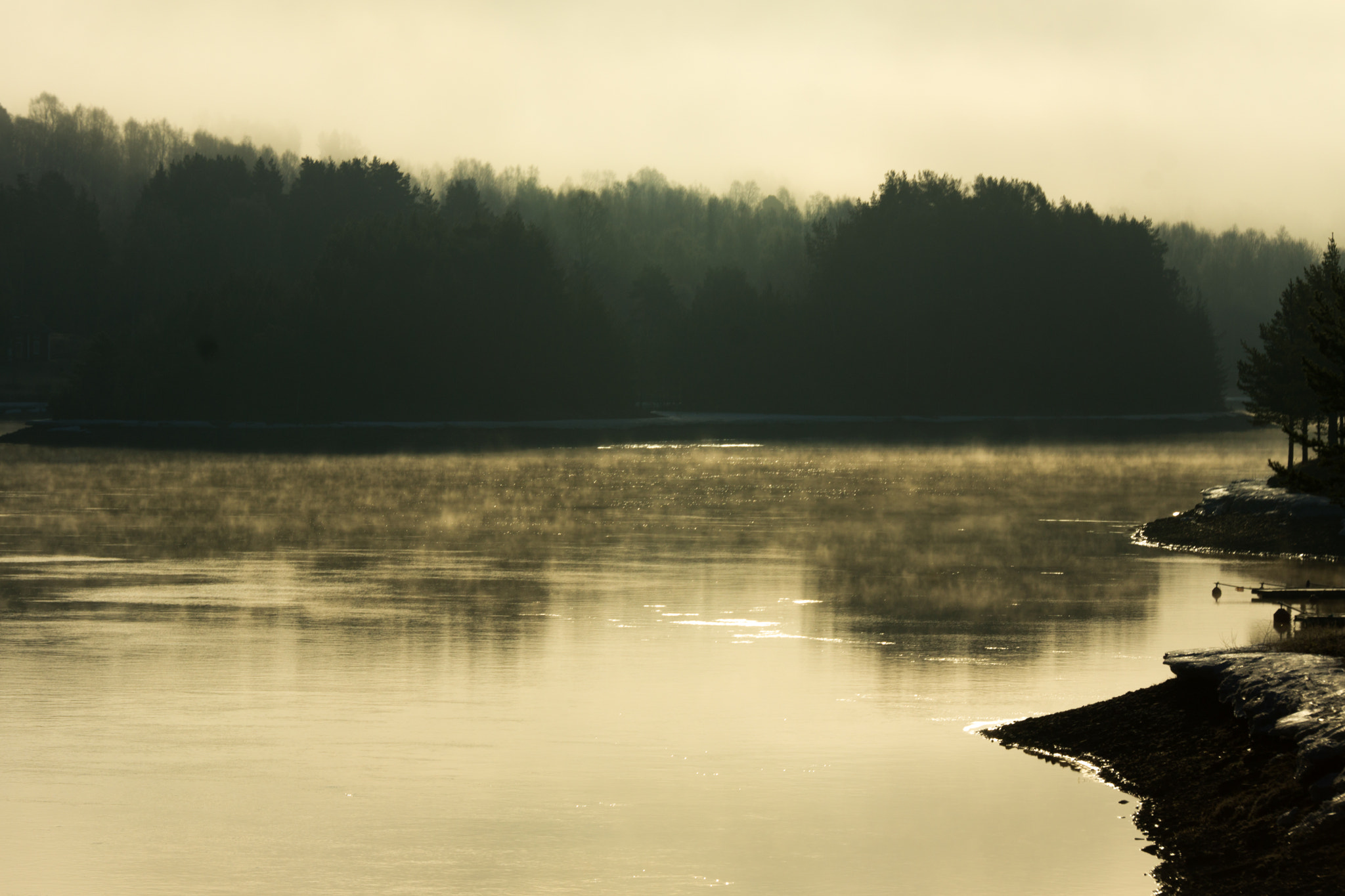 Sony SLT-A77 + Tamron SP 70-200mm F2.8 Di VC USD sample photo. Morning in northern sweden photography