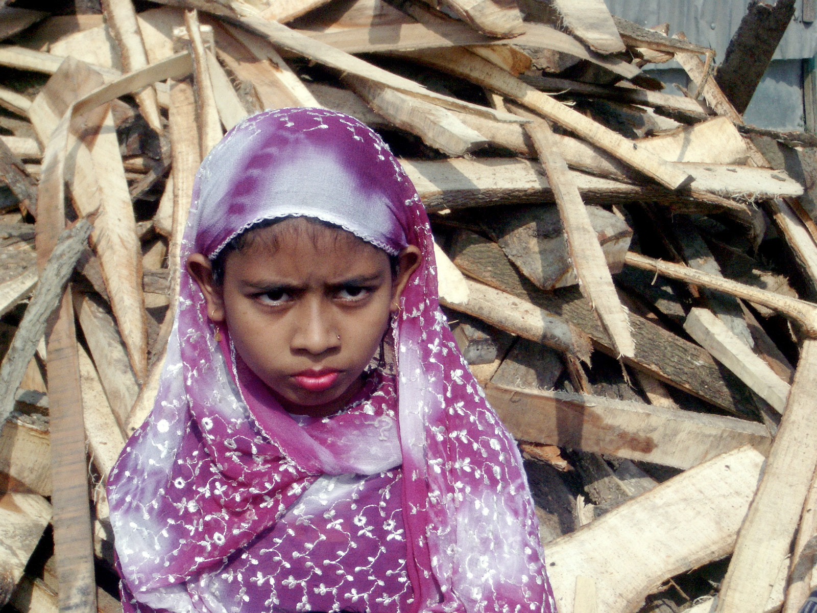 Pentax OPTIO S4 sample photo. Bangladeshi school girl photography