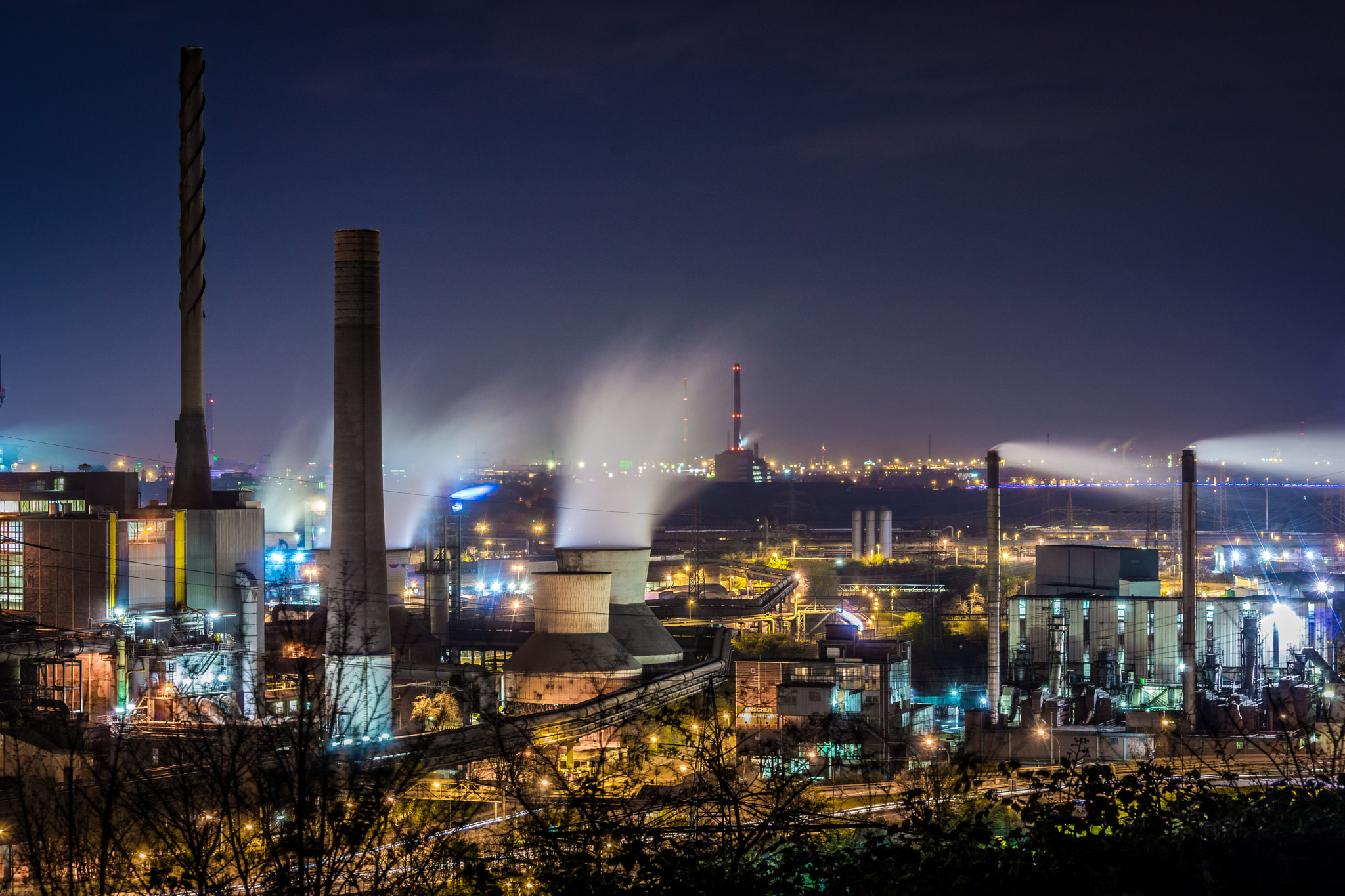 Sony DT 55-300mm F4.5-5.6 SAM sample photo. Schwelgern duisburg stahlwerk photography