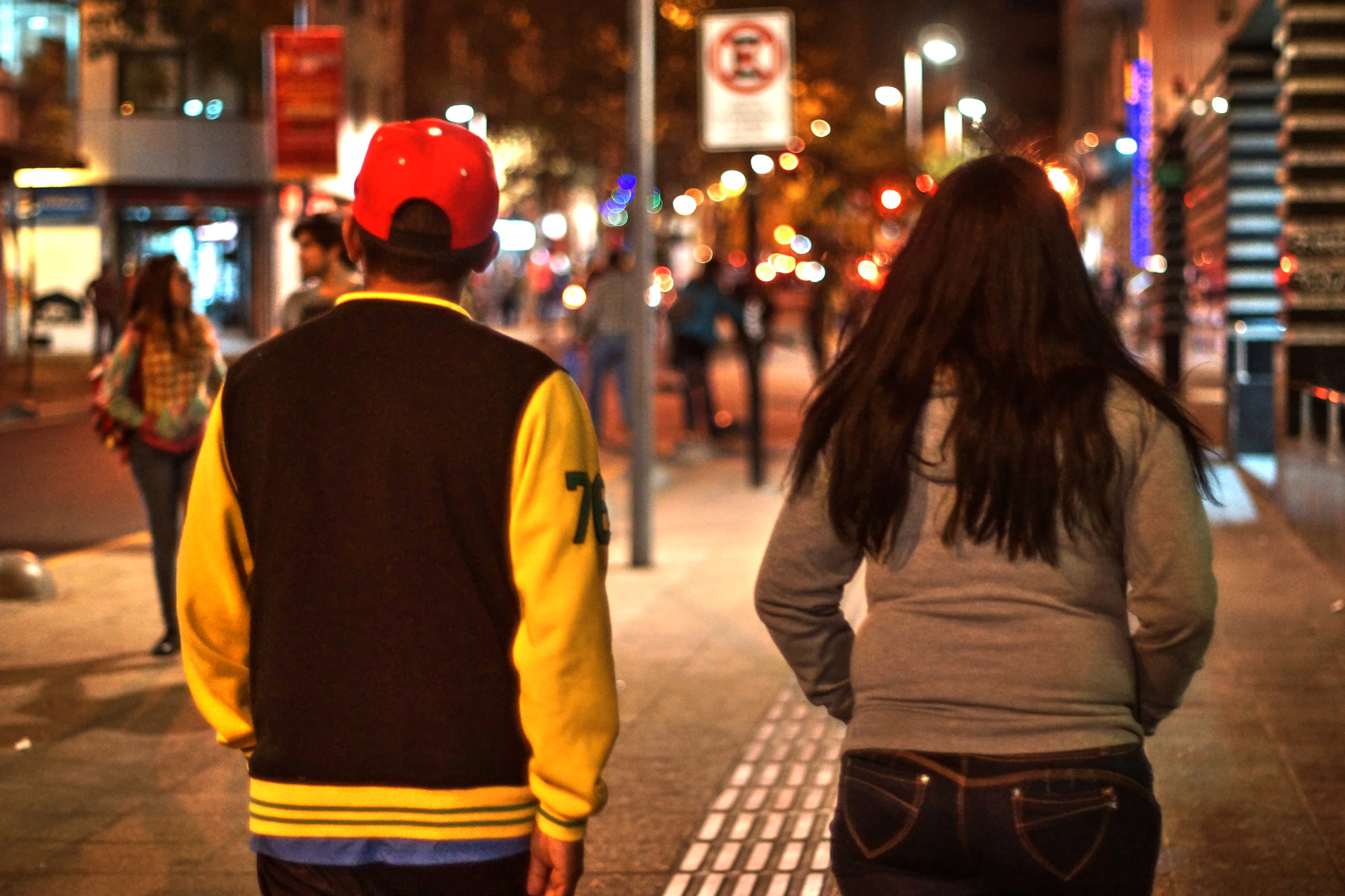 Sony SLT-A65 (SLT-A65V) + Minolta AF 50mm F1.4 [New] sample photo. Santiago at night photography