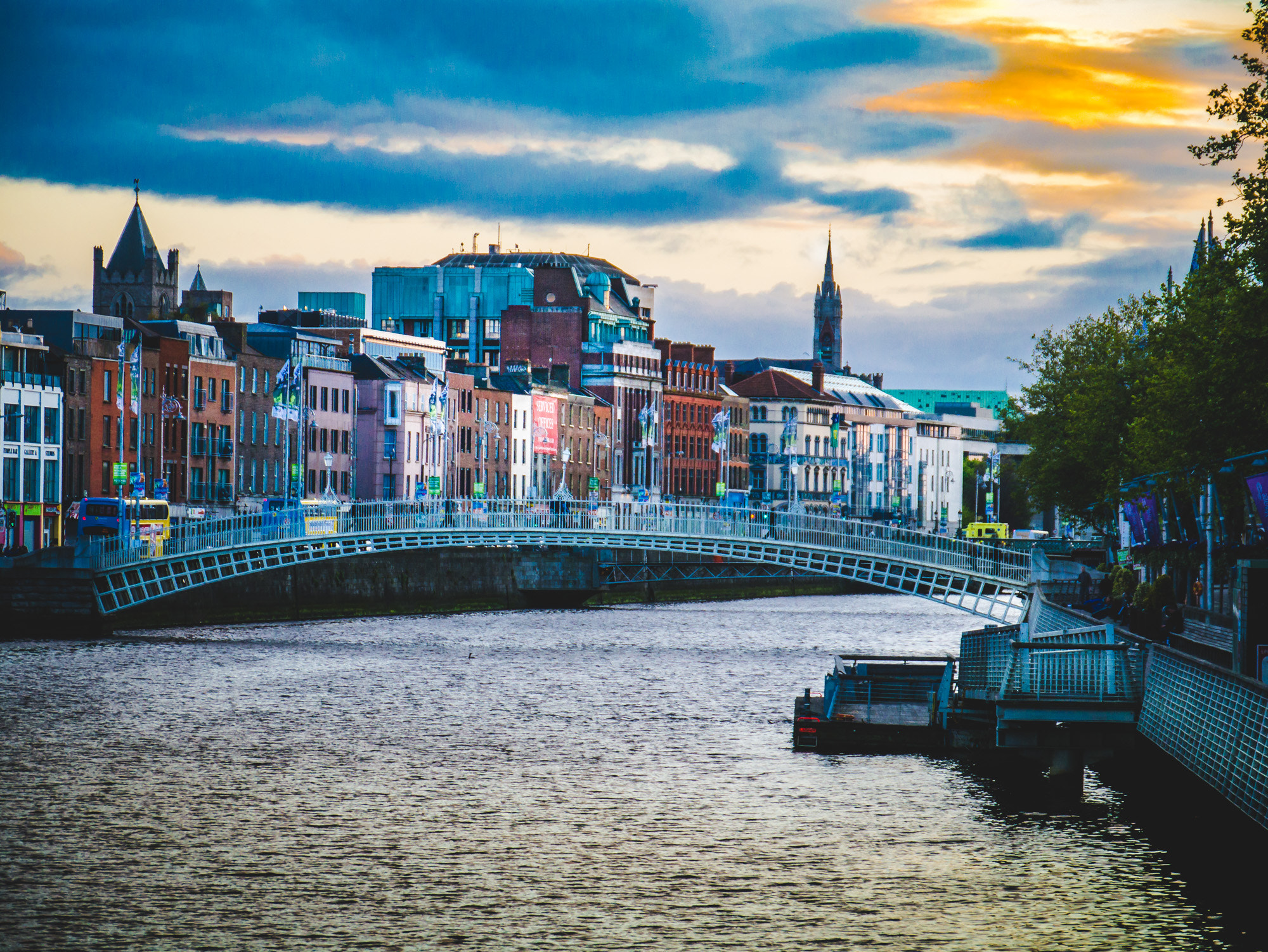 Panasonic Lumix DMC-G3 sample photo. Dublin - ha’penny bridge photography