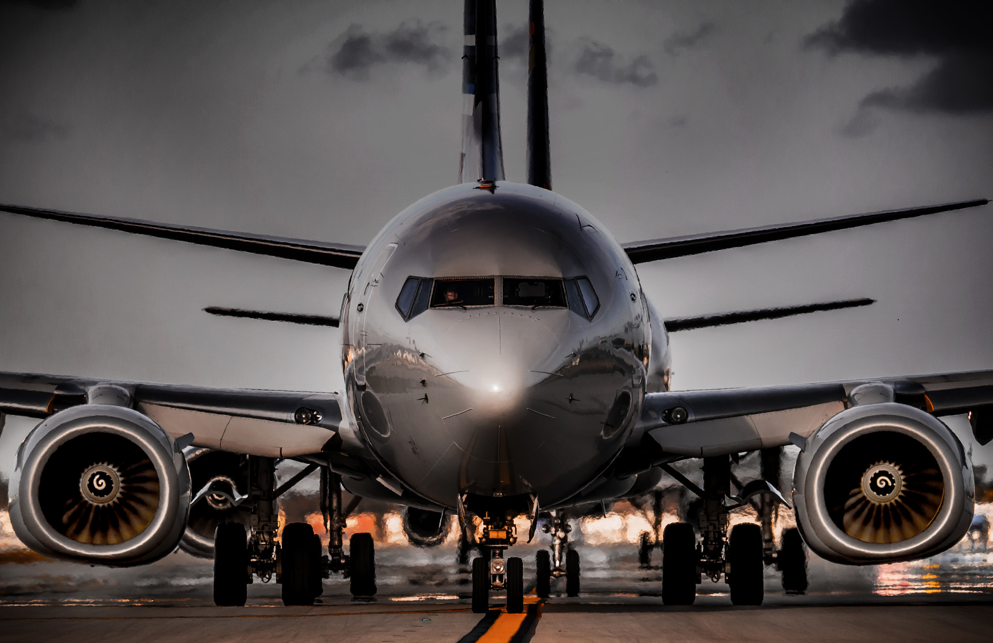 Panasonic Lumix DMC-GX7 sample photo. Line up aircraft photography