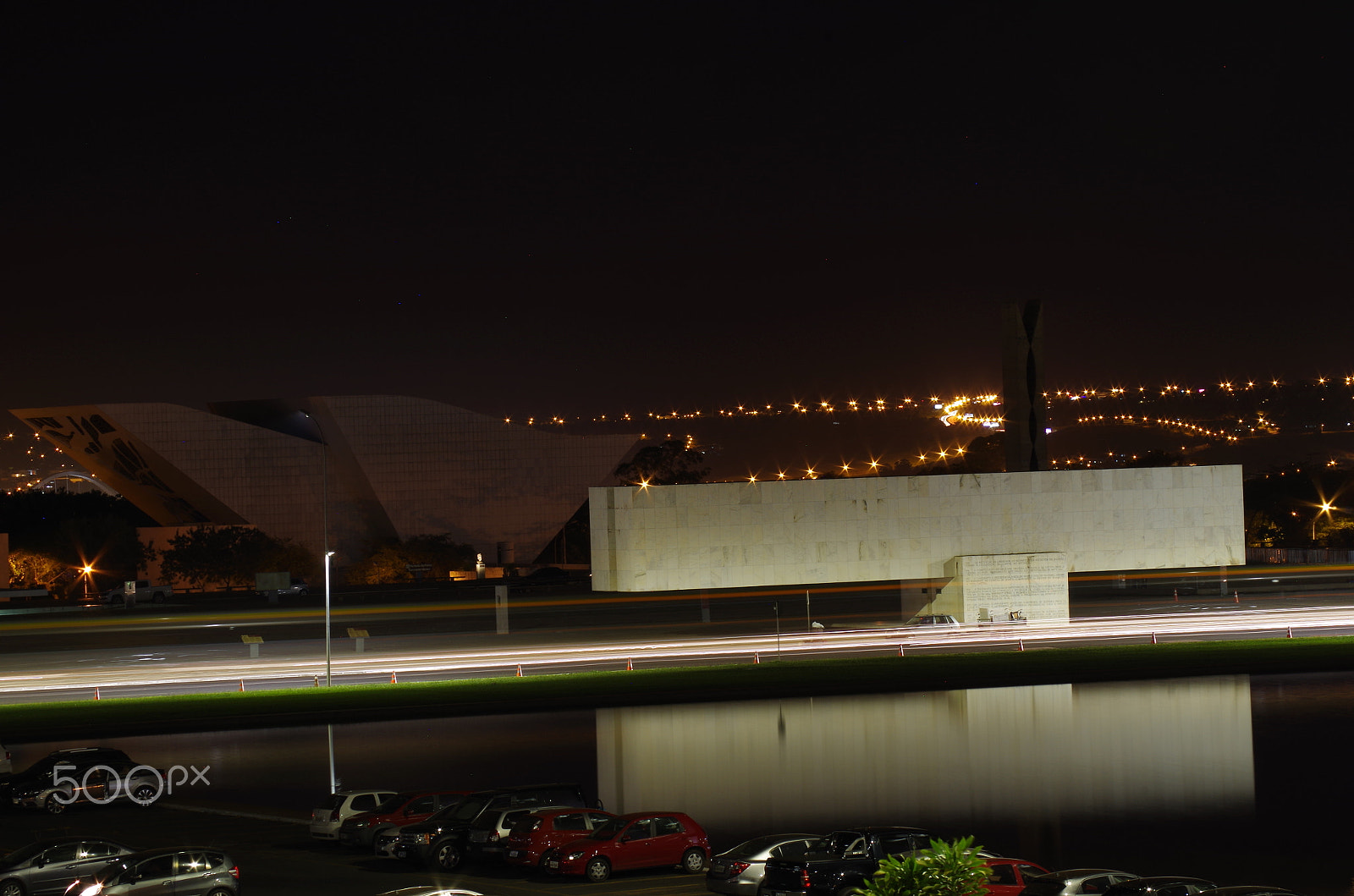 Pentax K-500 sample photo. Plaza de los tres poderes photography