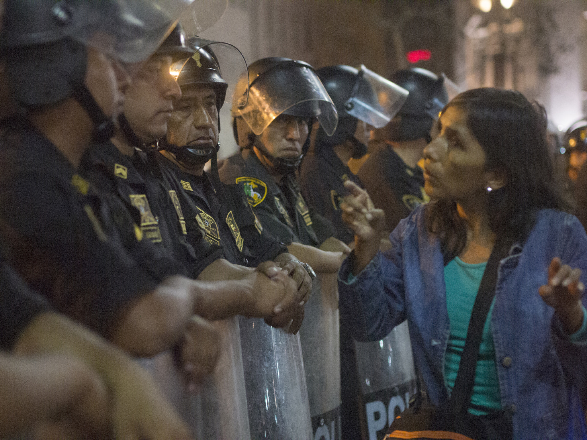 Olympus PEN E-P3 sample photo. Protesta por fraude electoral photography