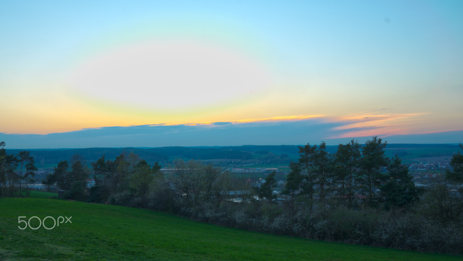 Sony a7R + FE 35mm F0 ZA sample photo. Sundown hdr photography