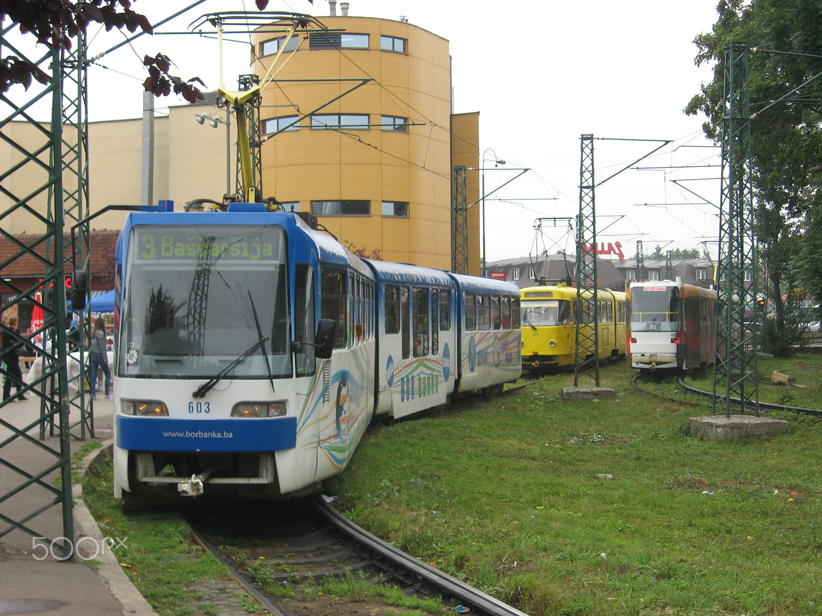 Canon POWERSHOT A540 sample photo. Sarajevo tram photography