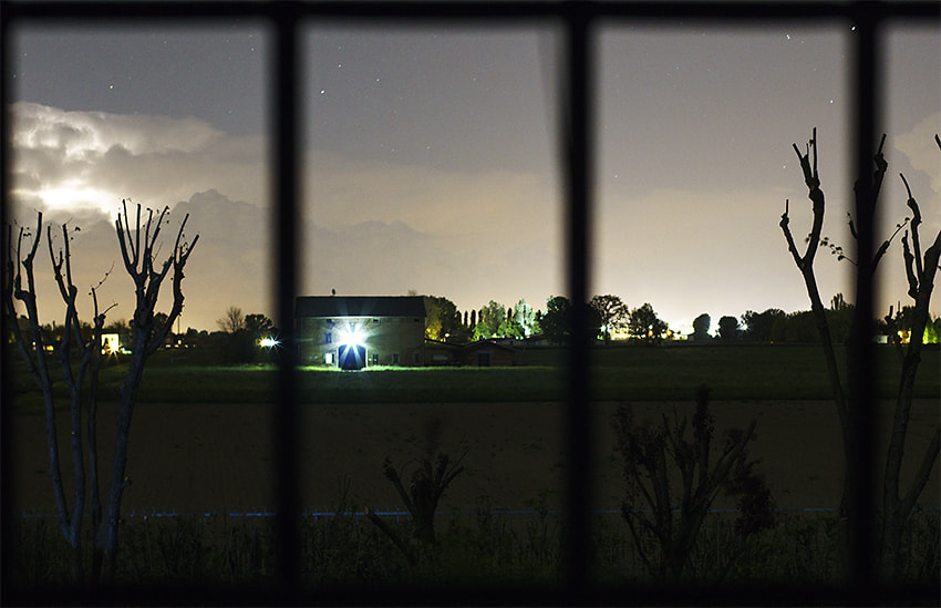 Sony a6000 + Canon EF 50mm F1.4 USM sample photo. Far storm outside photography