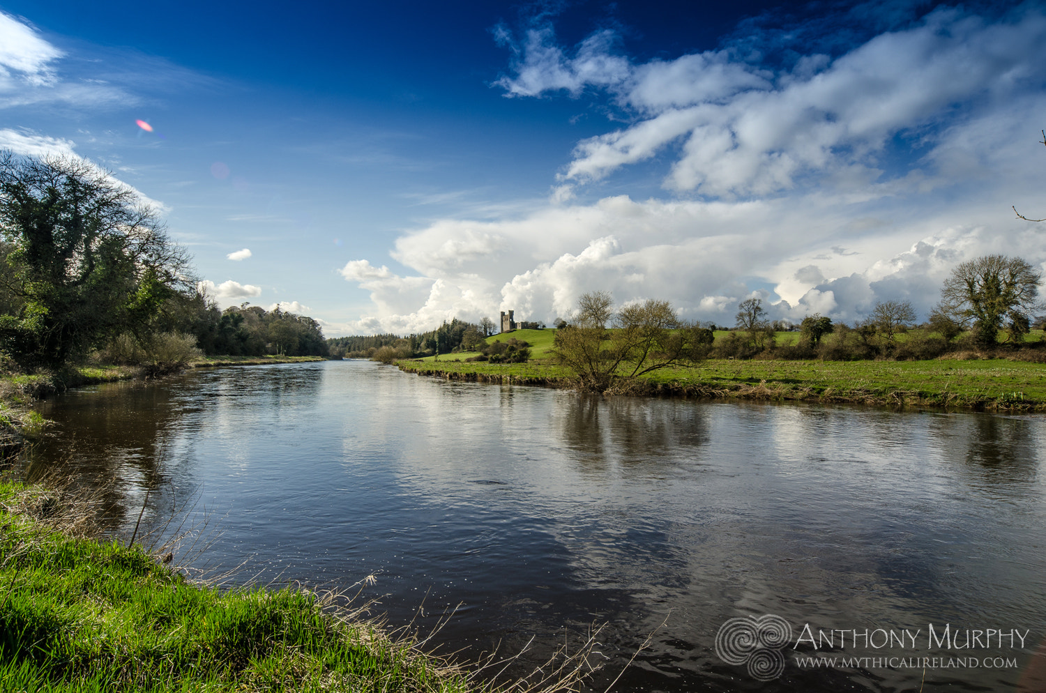 Sigma 12-24mm F4.5-5.6 EX DG Aspherical HSM sample photo. The river boyne at ardmulchan looking towards dunmoe castle. http://bit.ly/mythire photography