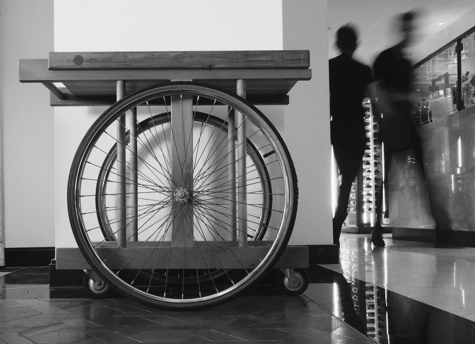 Olympus OM-D E-M5 II + Olympus M.Zuiko Digital 17mm F1.8 sample photo. The wheels on the cart photography
