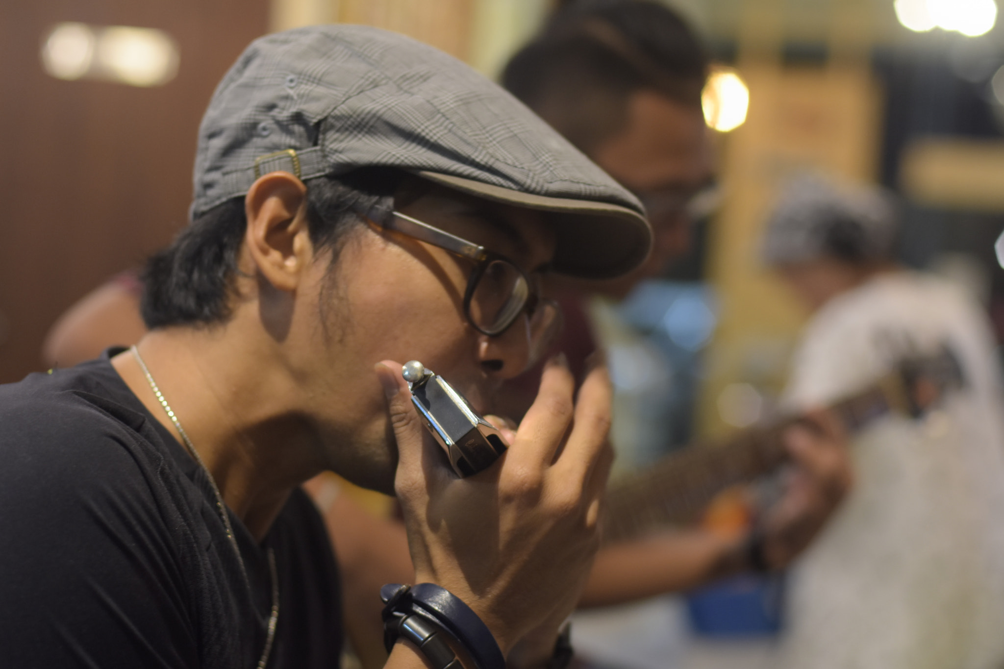Manual Lens No CPU sample photo. Expression of mucisian photography