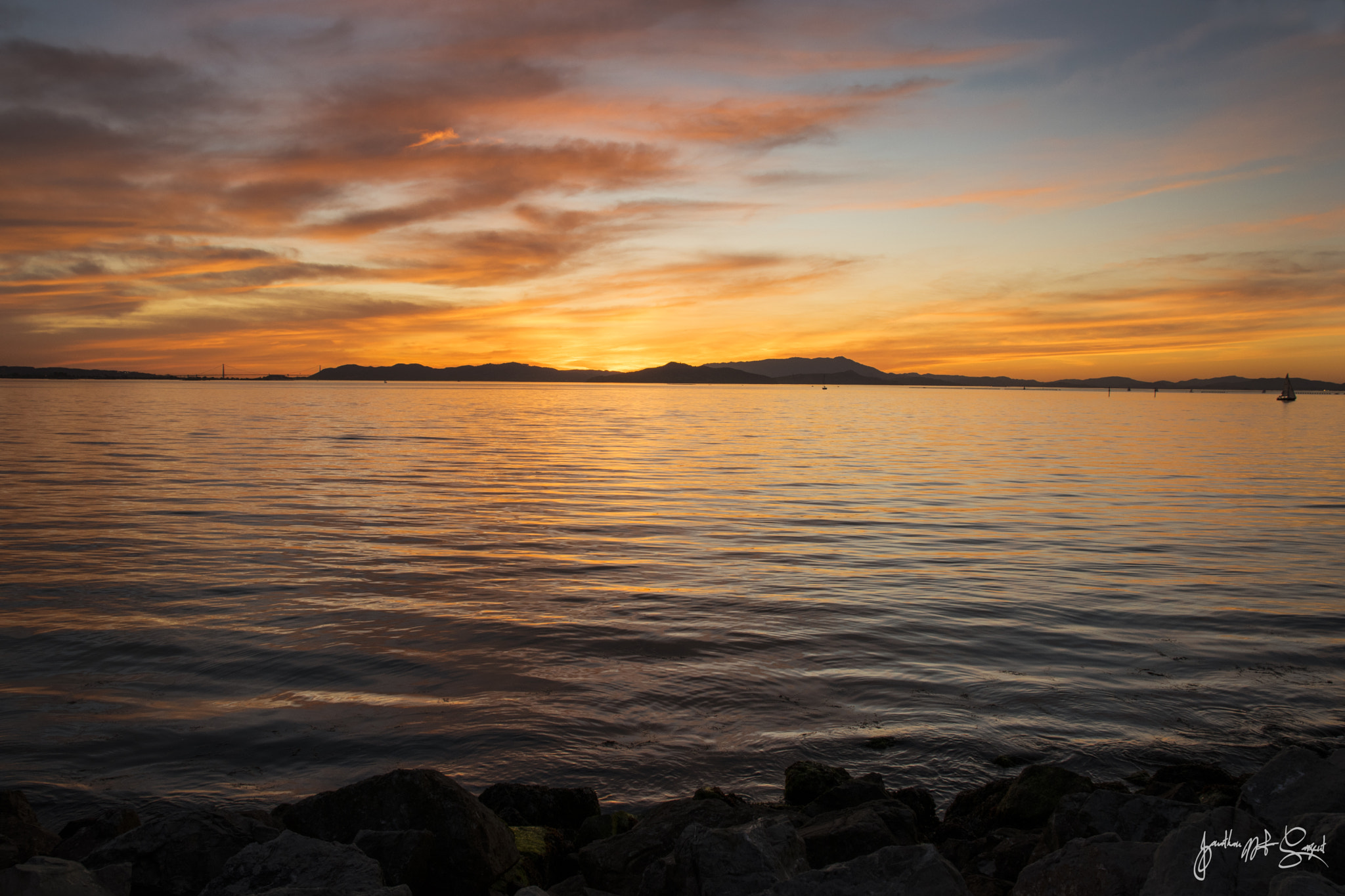 Sigma 17-70mm F2.8-4 DC Macro OS HSM | C sample photo. Bay sunset photography