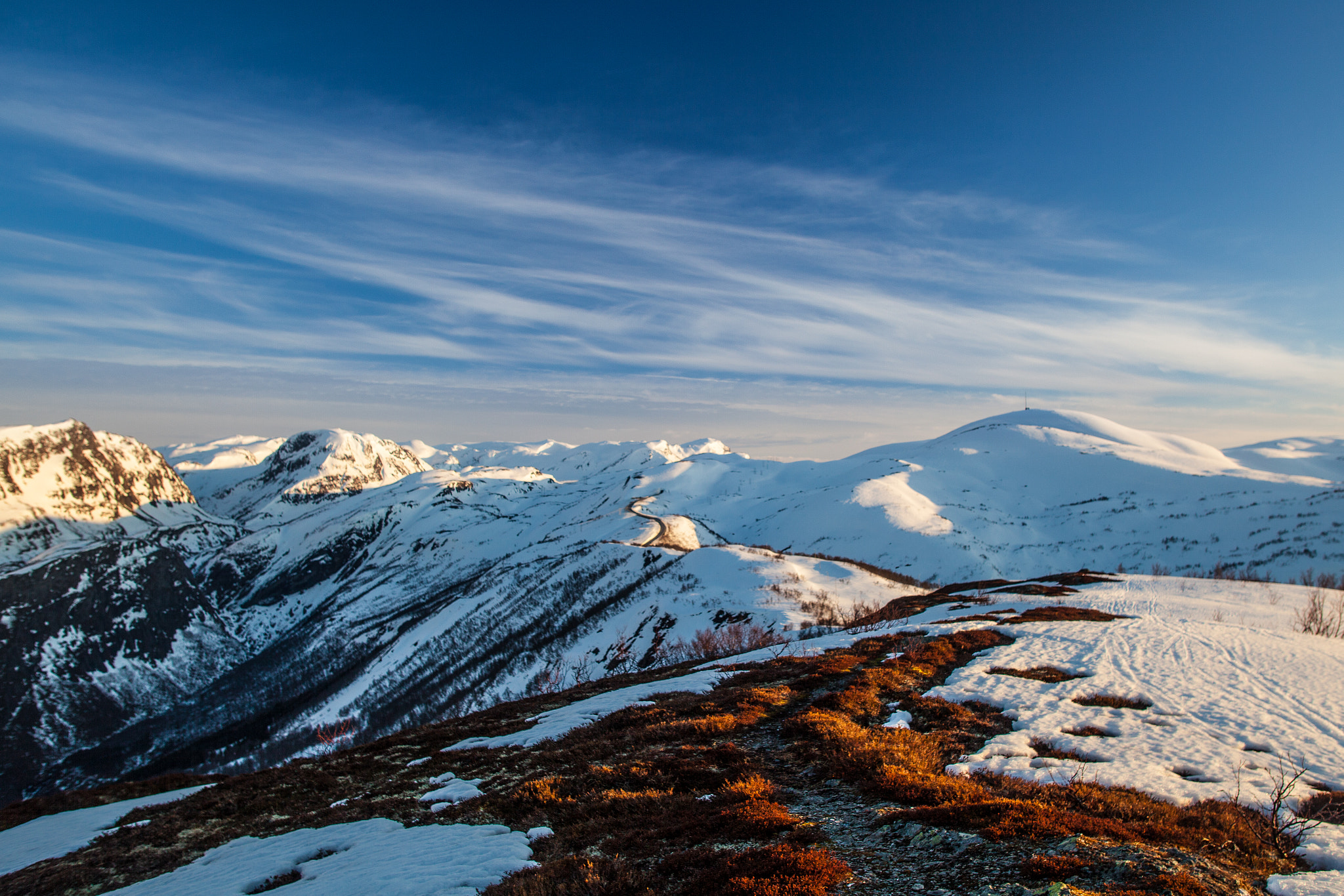 Canon EOS 5D Mark II + Sigma 28mm f/1.8 DG Macro EX sample photo. Mountains near vik (sogn og fjordane area) photography