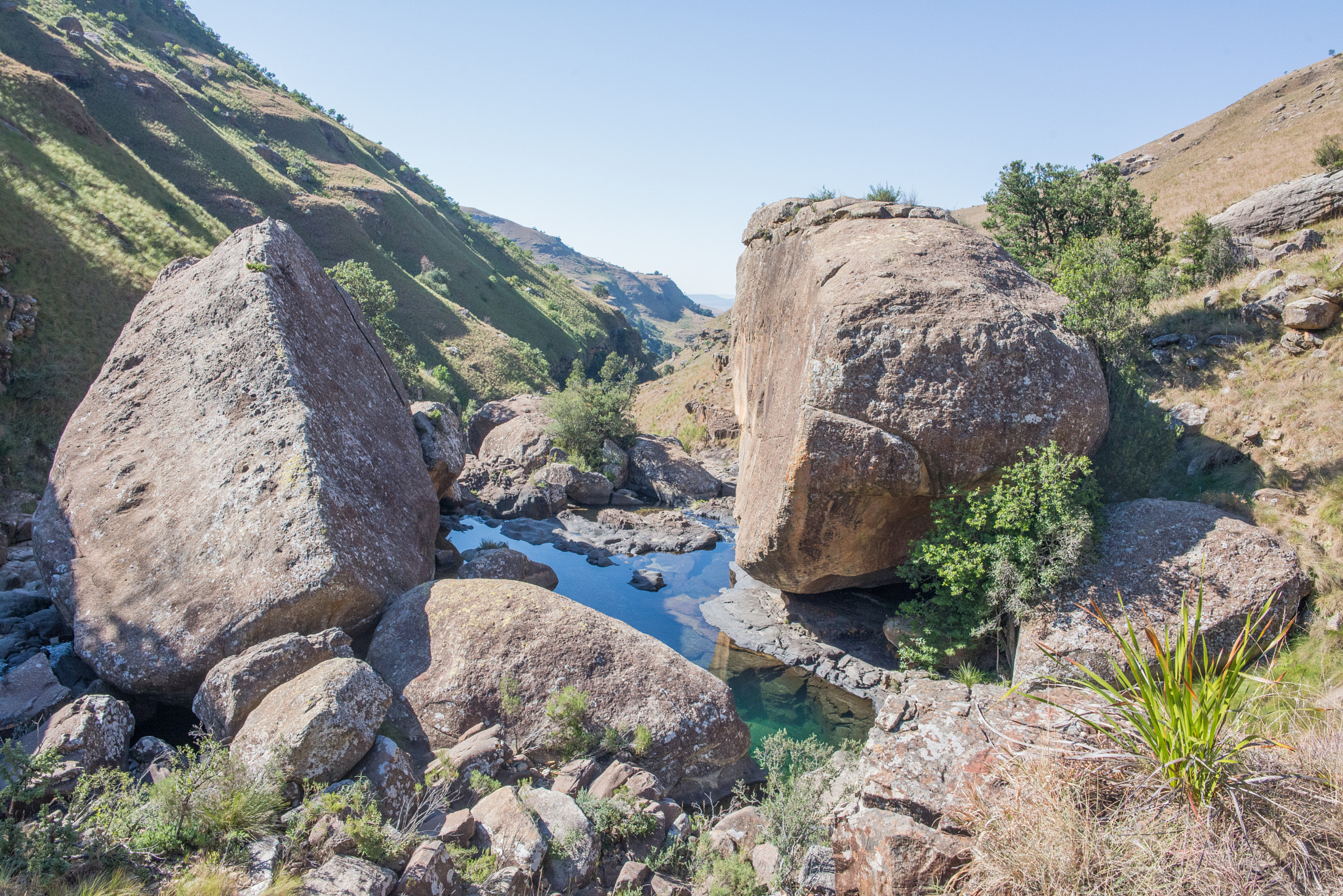 Nikon D600 + Samyang 12mm F2.8 ED AS NCS Fisheye sample photo. Lesotho countryside photography