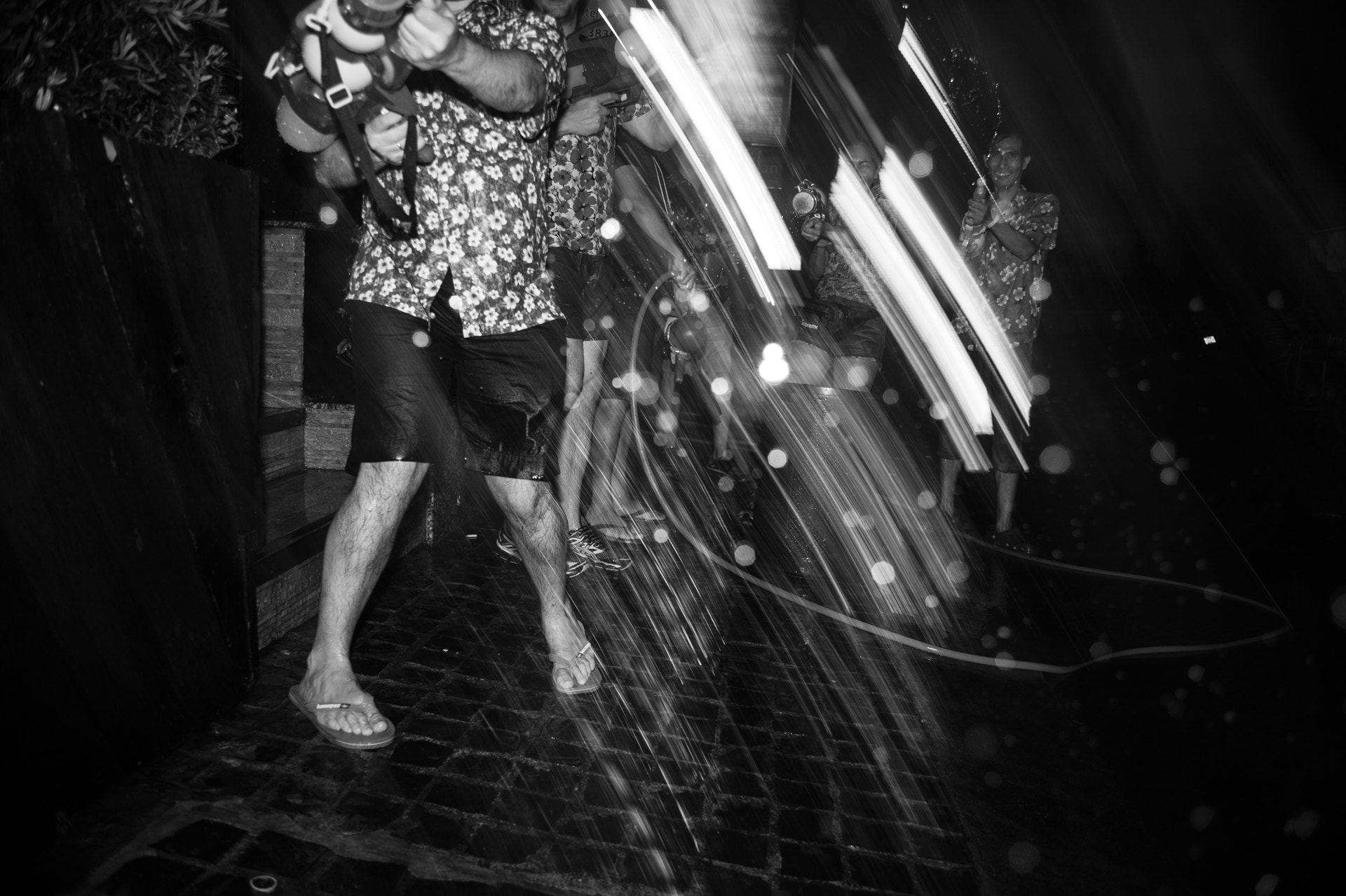 Nikon AF-S Nikkor 28-70mm F2.8 ED-IF sample photo. Songkran water attackers photography