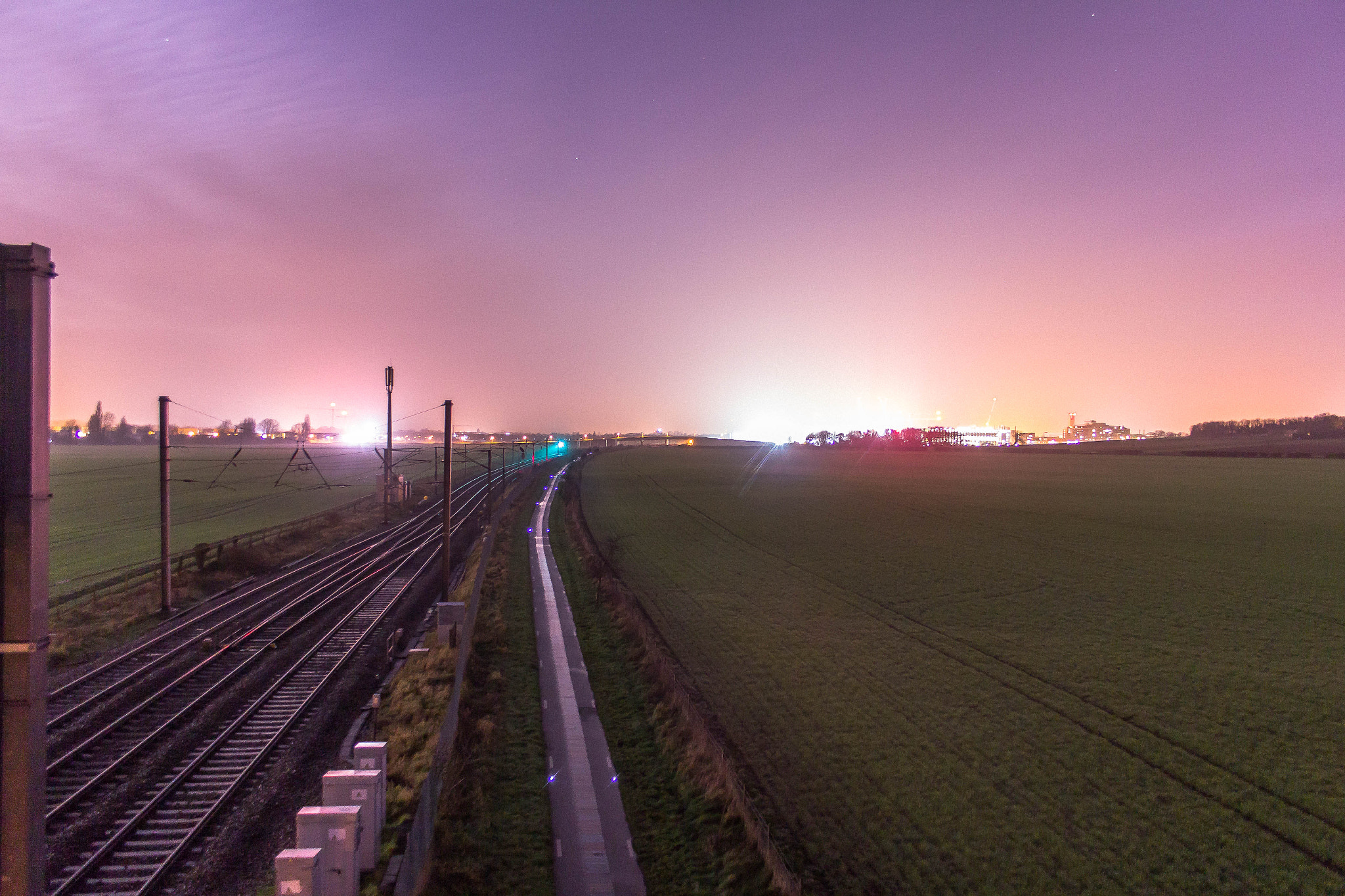 Canon EF-S 18-55mm F3.5-5.6 sample photo. Addenbrookes sunrise photography