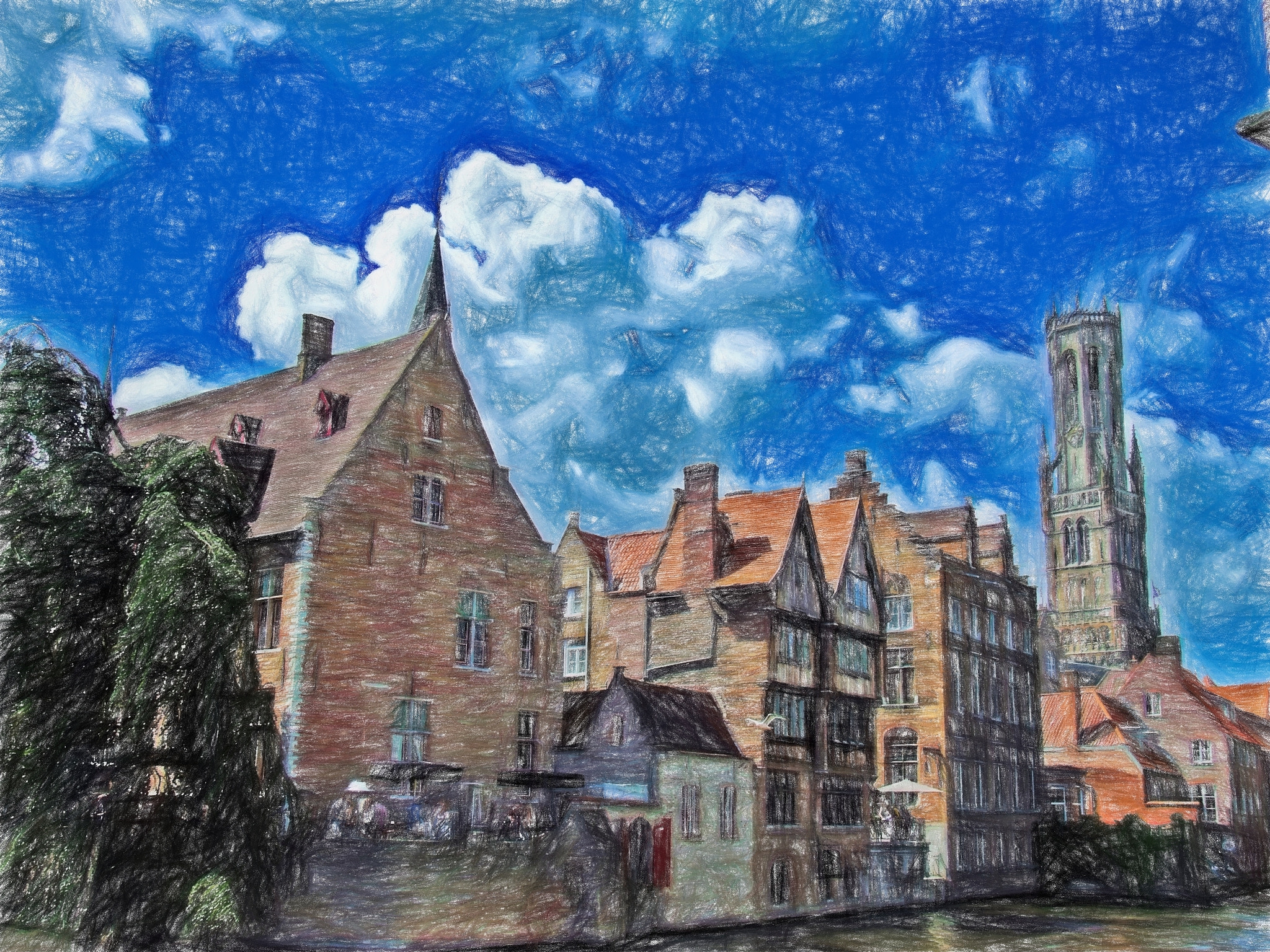 Fujifilm FinePix S5200 sample photo. Painting series: bruges photography